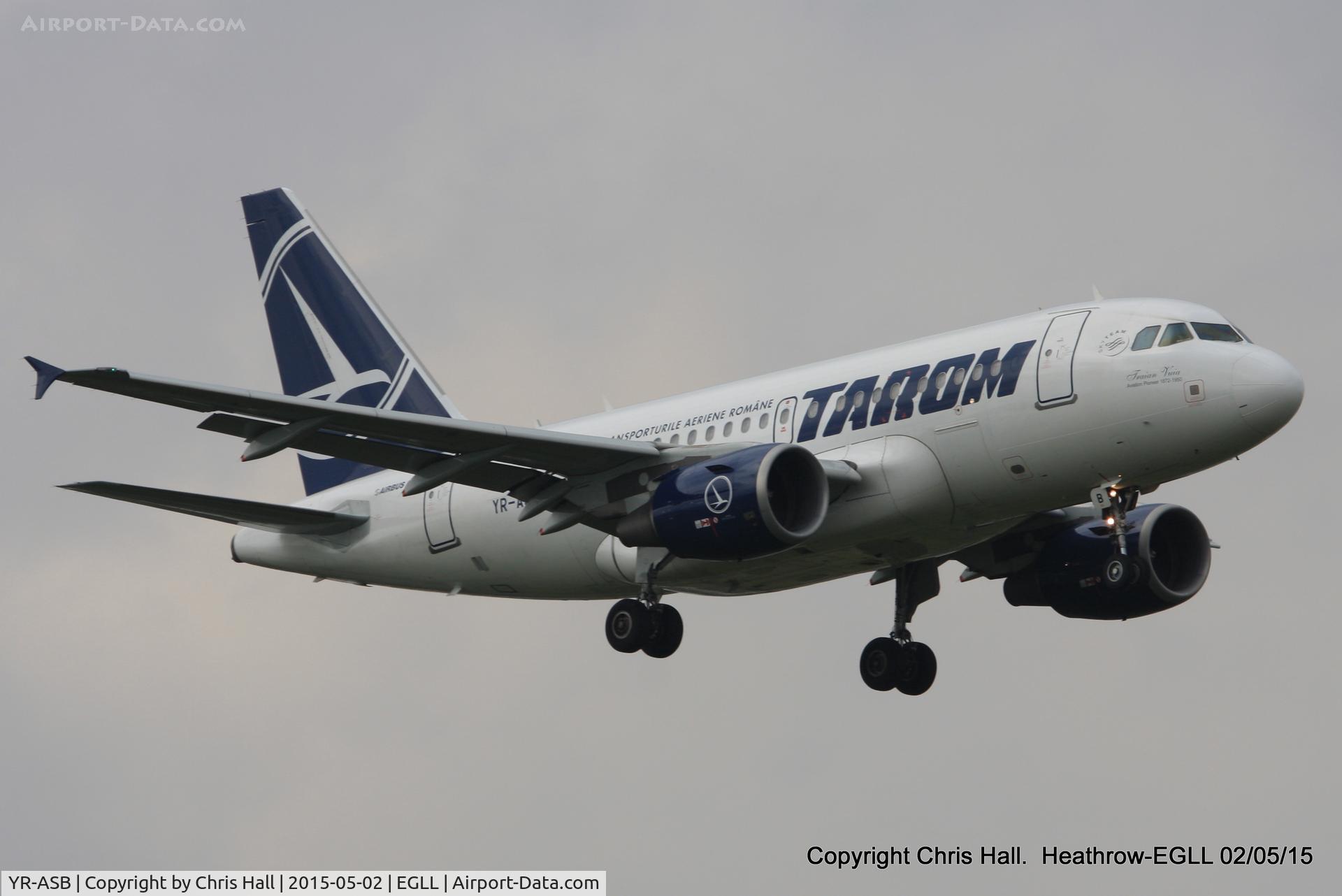 YR-ASB, 2006 Airbus A318-111 C/N 2955, Tarom