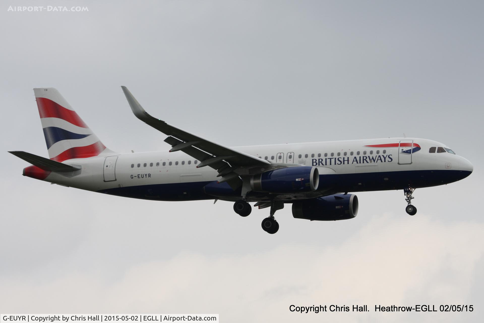 G-EUYR, 2013 Airbus A320-232 C/N 5856, now with sharklets