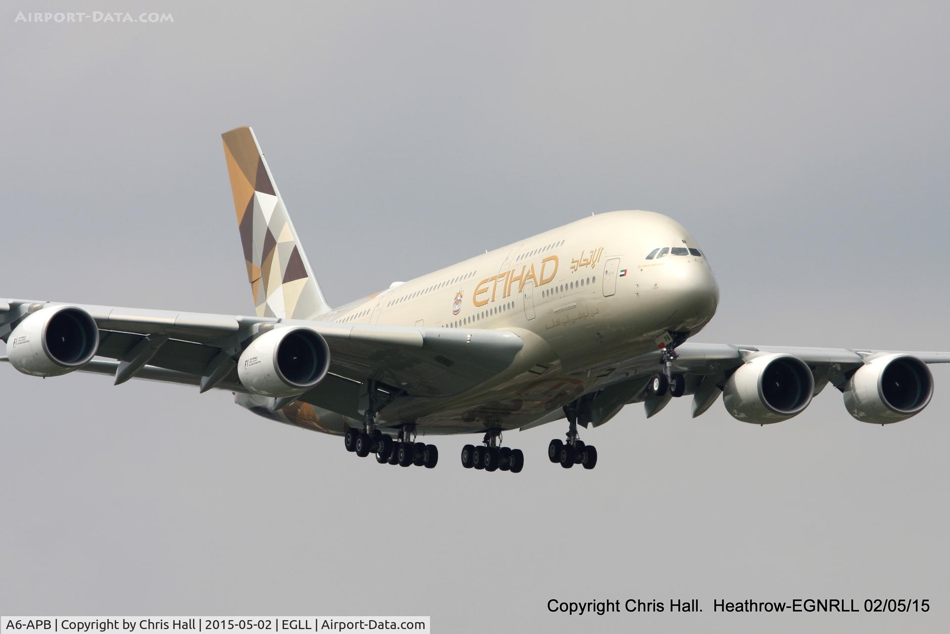 A6-APB, 2014 Airbus A380-861 C/N 170, Etihad
