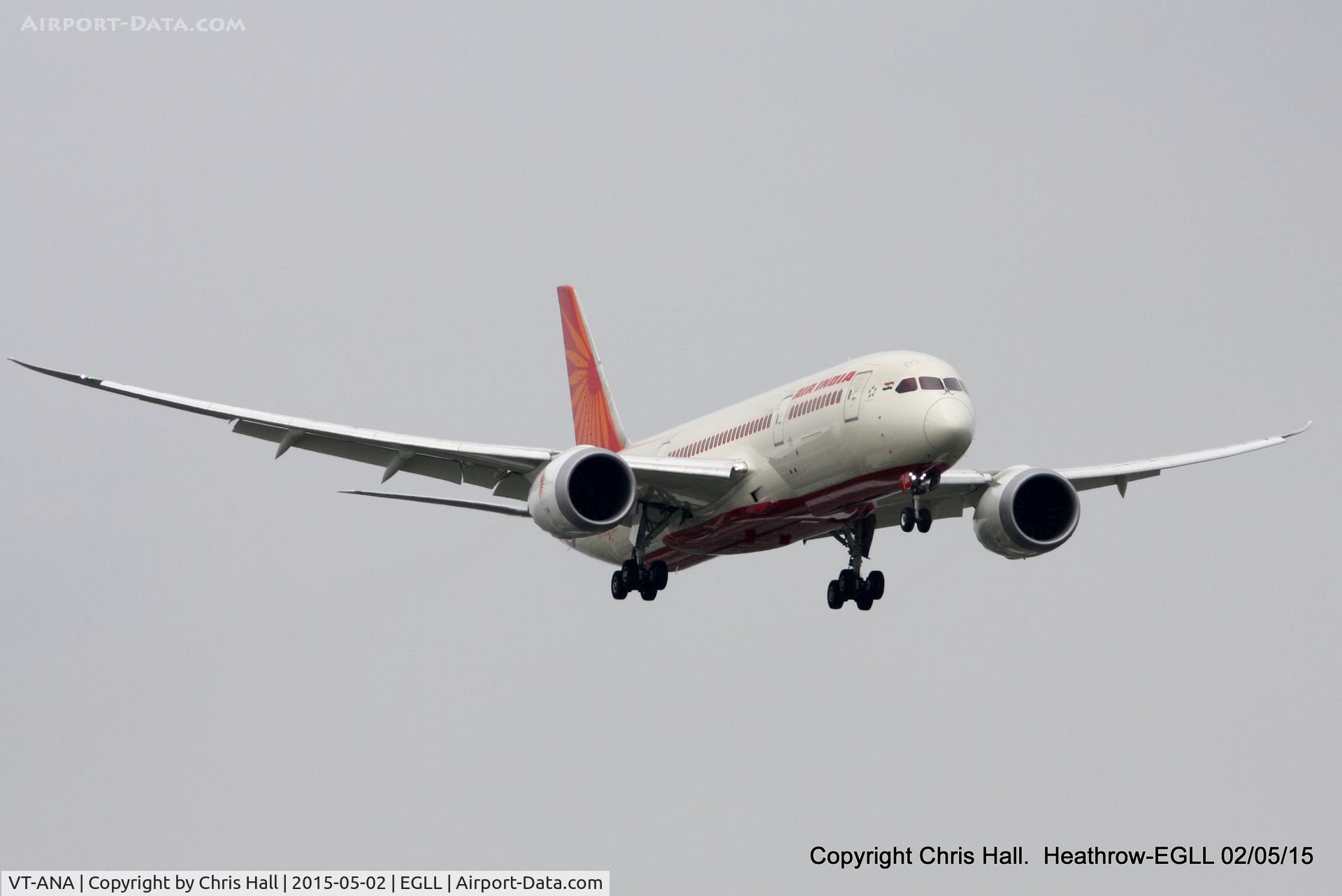 VT-ANA, 2011 Boeing 787-8 Dreamliner C/N 36273, Air India