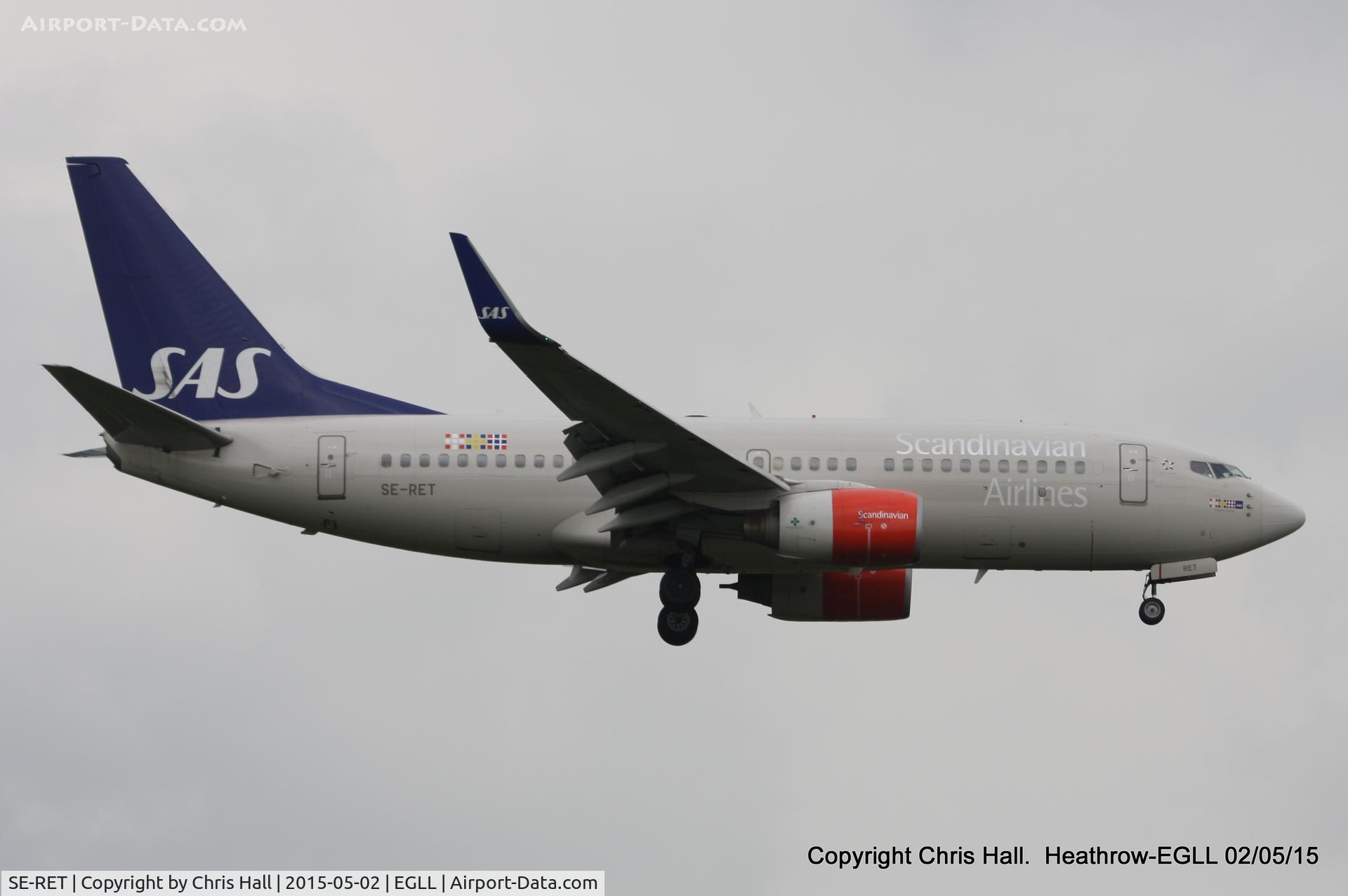 SE-RET, 2002 Boeing 737-76N C/N 32734, SAS Scandinavian Airlines