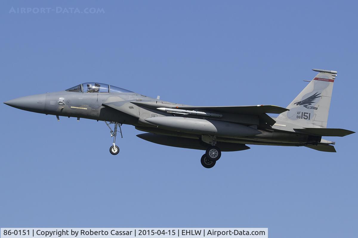 86-0151, 1986 McDonnell Douglas F-15C Eagle C/N 0998/C379, Frisian Flag 2015