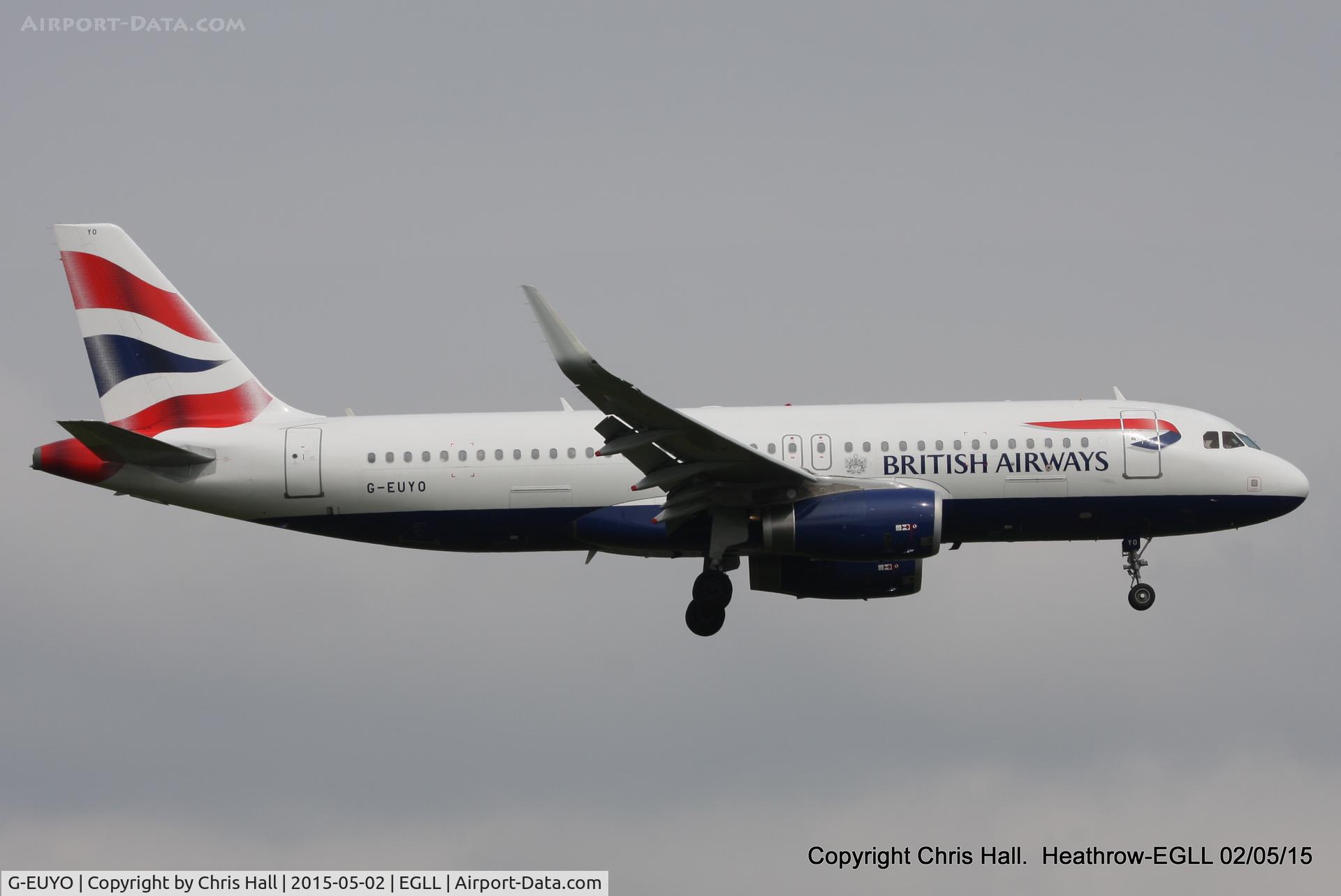 G-EUYO, 2013 Airbus A320-232 C/N 5634, British Airways