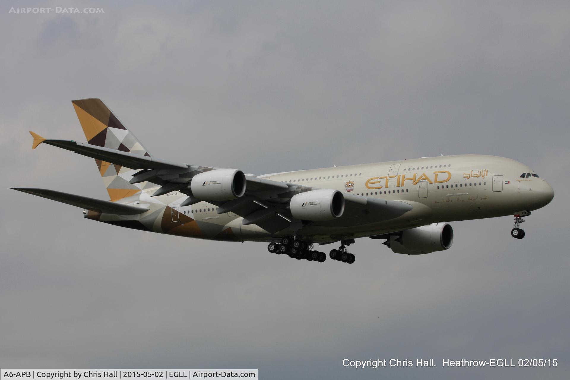 A6-APB, 2014 Airbus A380-861 C/N 170, Etihad