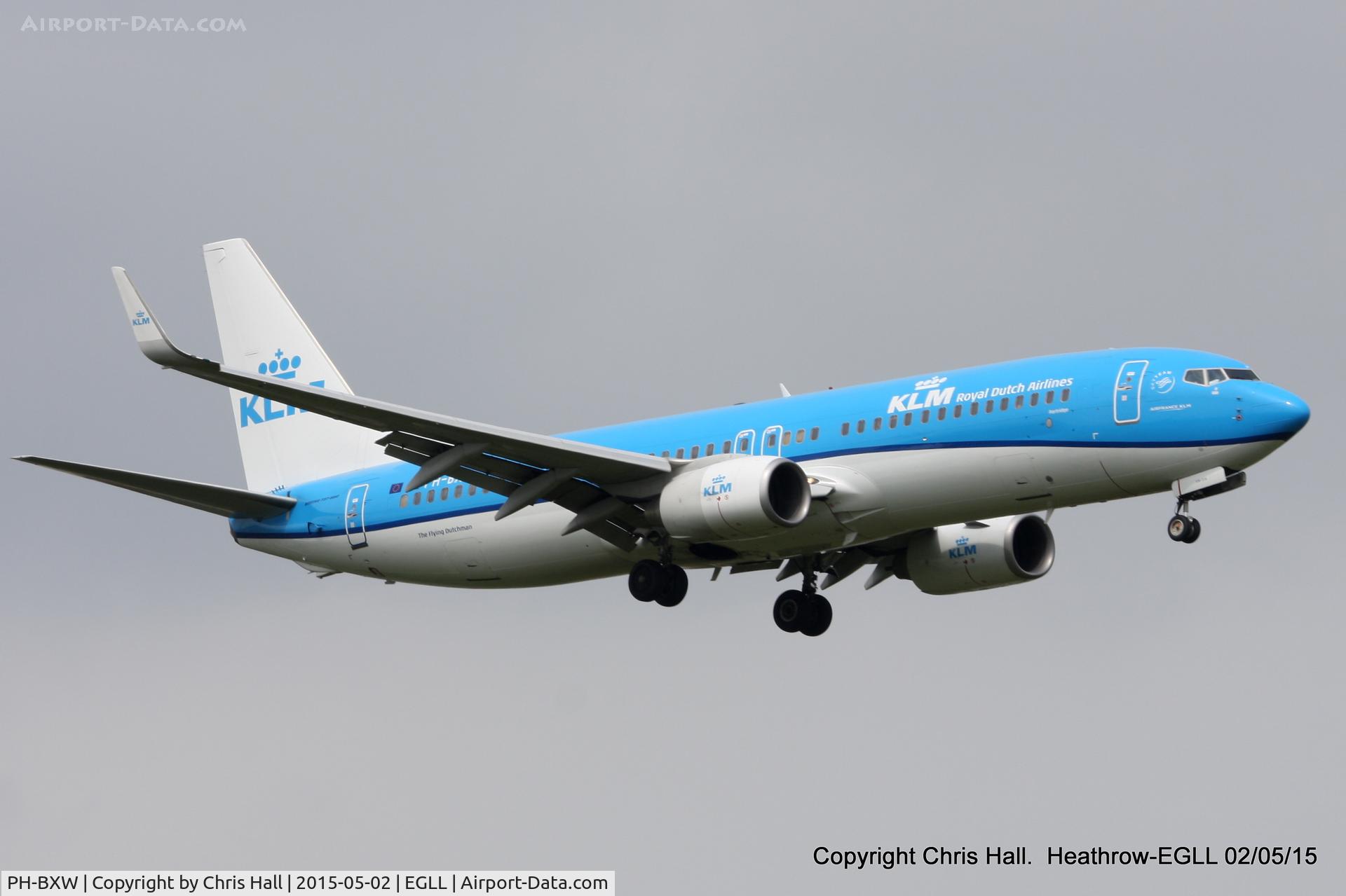 PH-BXW, 2007 Boeing 737-8K2 C/N 30360, KLM Royal Dutch Airlines