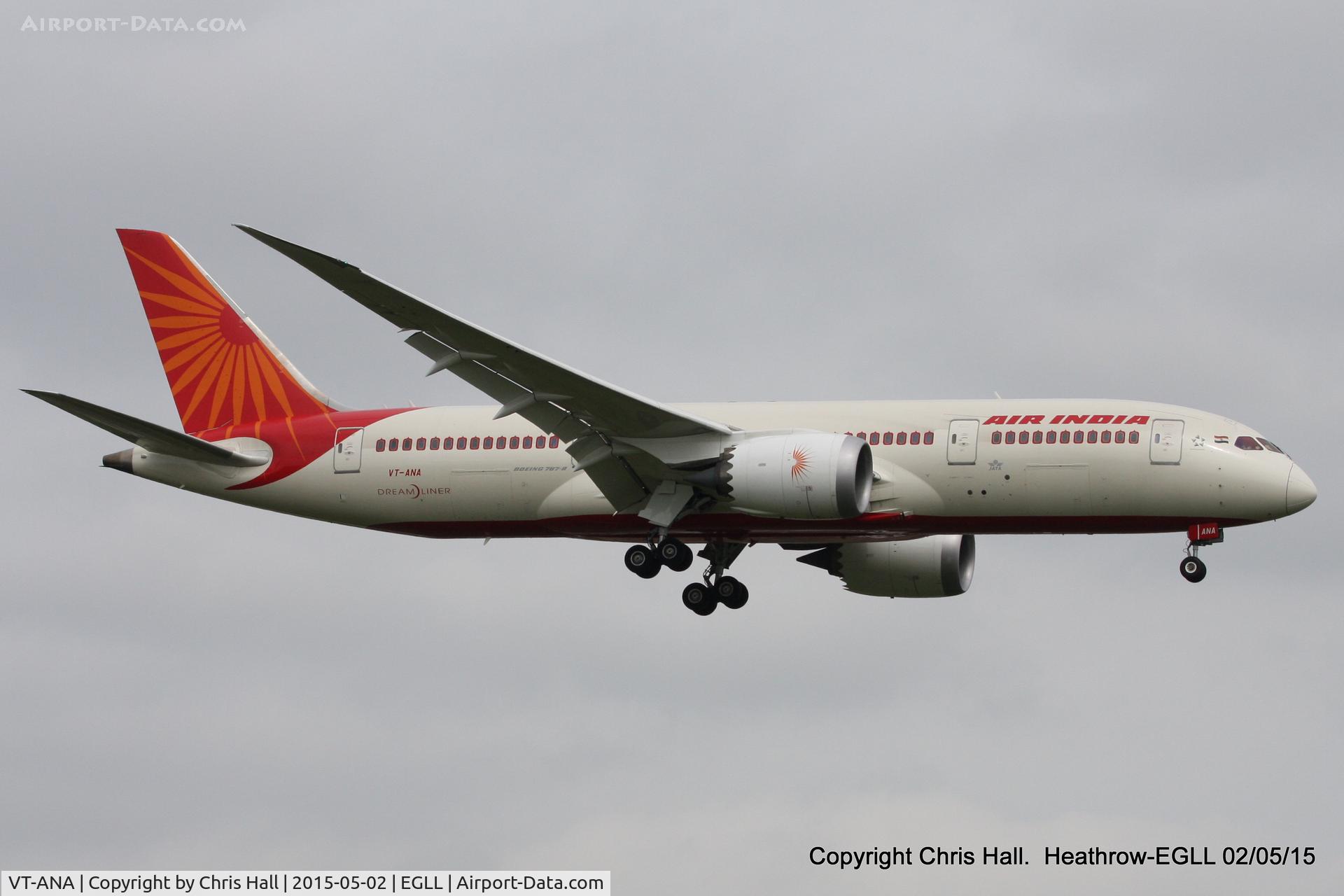 VT-ANA, 2011 Boeing 787-8 Dreamliner C/N 36273, Air India