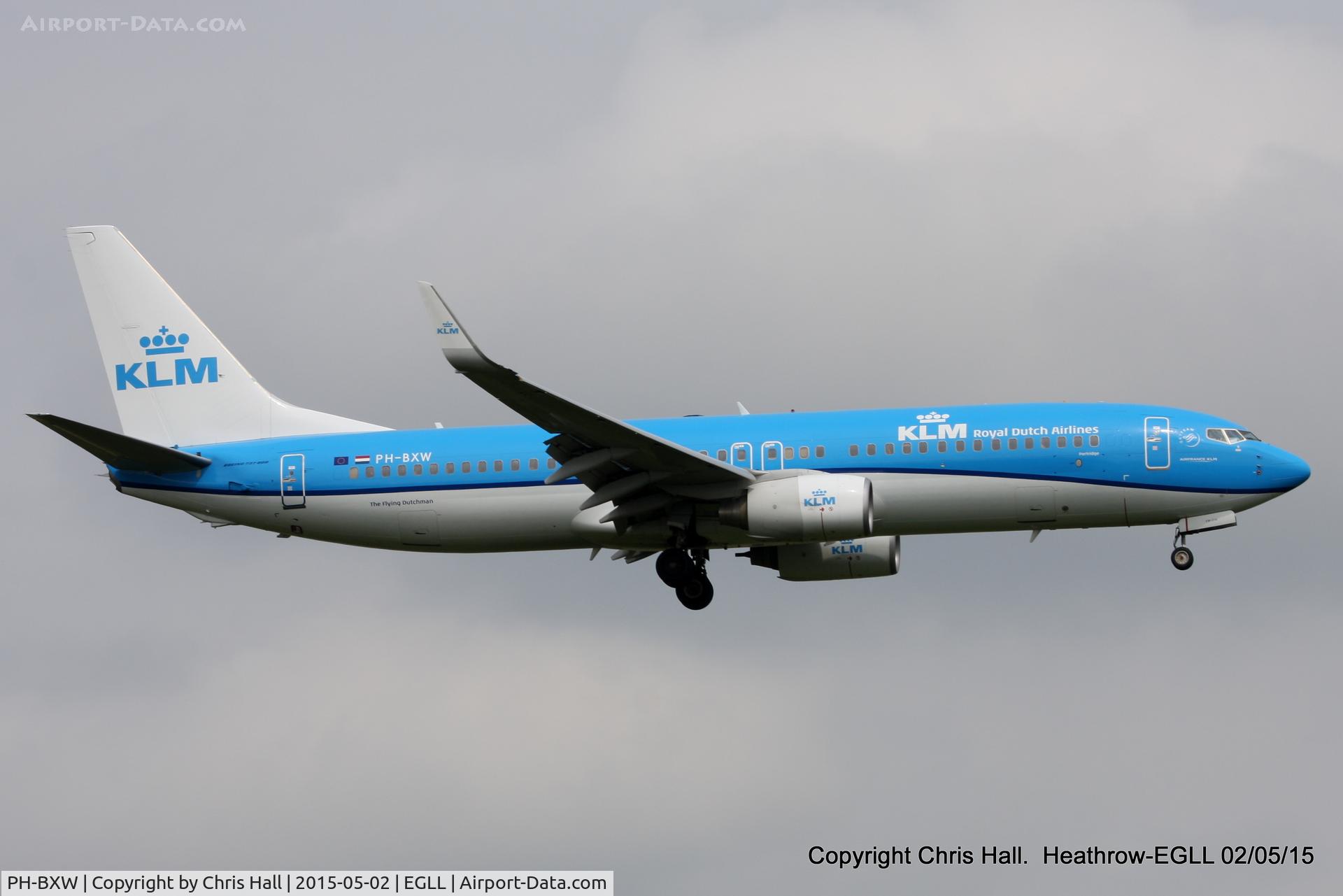 PH-BXW, 2007 Boeing 737-8K2 C/N 30360, KLM Royal Dutch Airlines