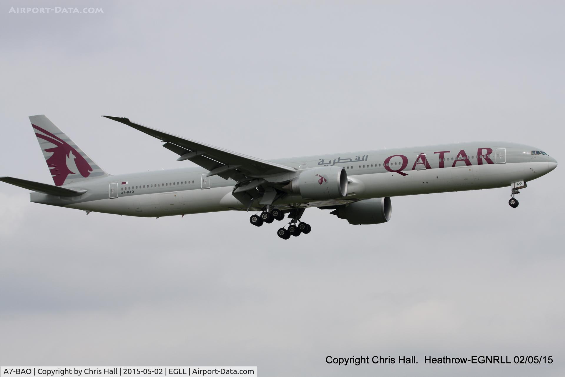 A7-BAO, 2008 Boeing 777-3DZ/ER C/N 36011, Qatar