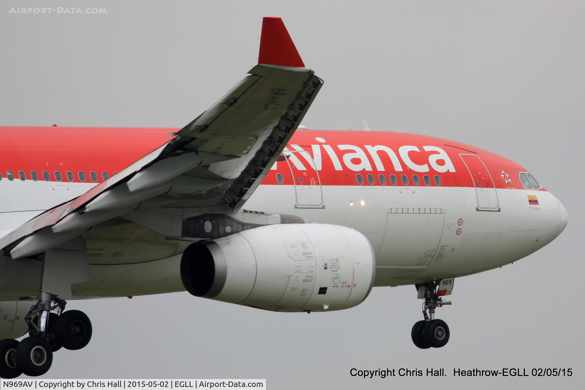 N969AV, 2009 Airbus A330-243 C/N 1016, Avianca