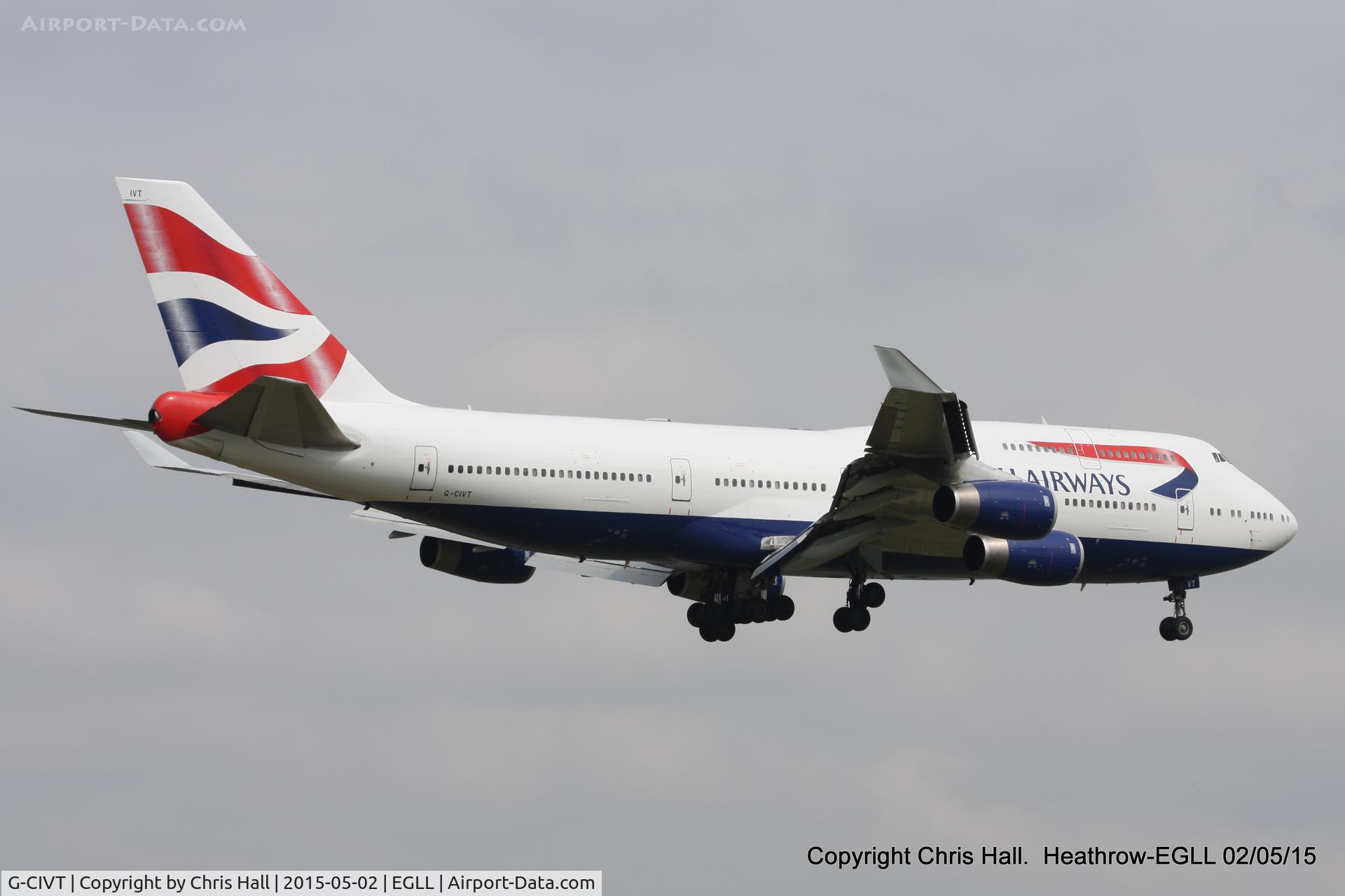 G-CIVT, 1998 Boeing 747-436 C/N 25821, British Airways
