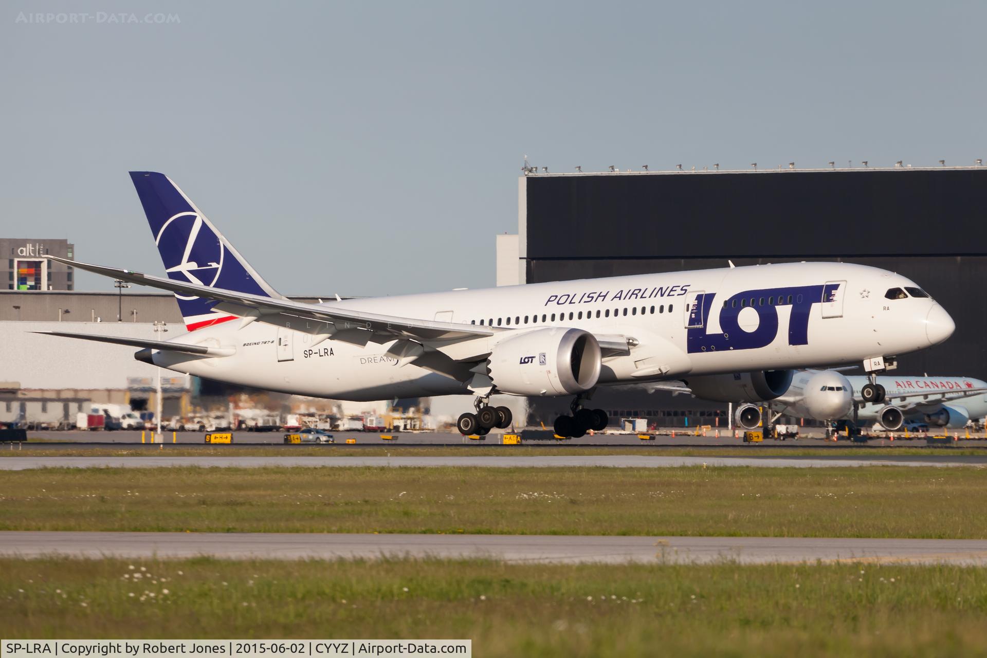 SP-LRA, 2012 Boeing 787-8 Dreamliner C/N 35938, Landing in Toronto.
