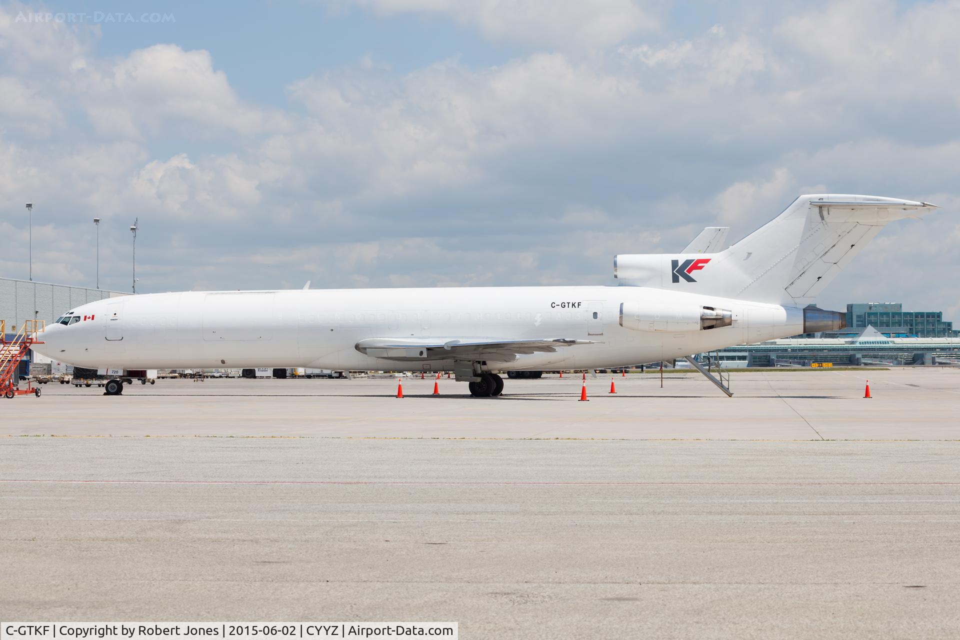 C-GTKF, 1979 Boeing 727-225 C/N 21580, Parked in Toronto.