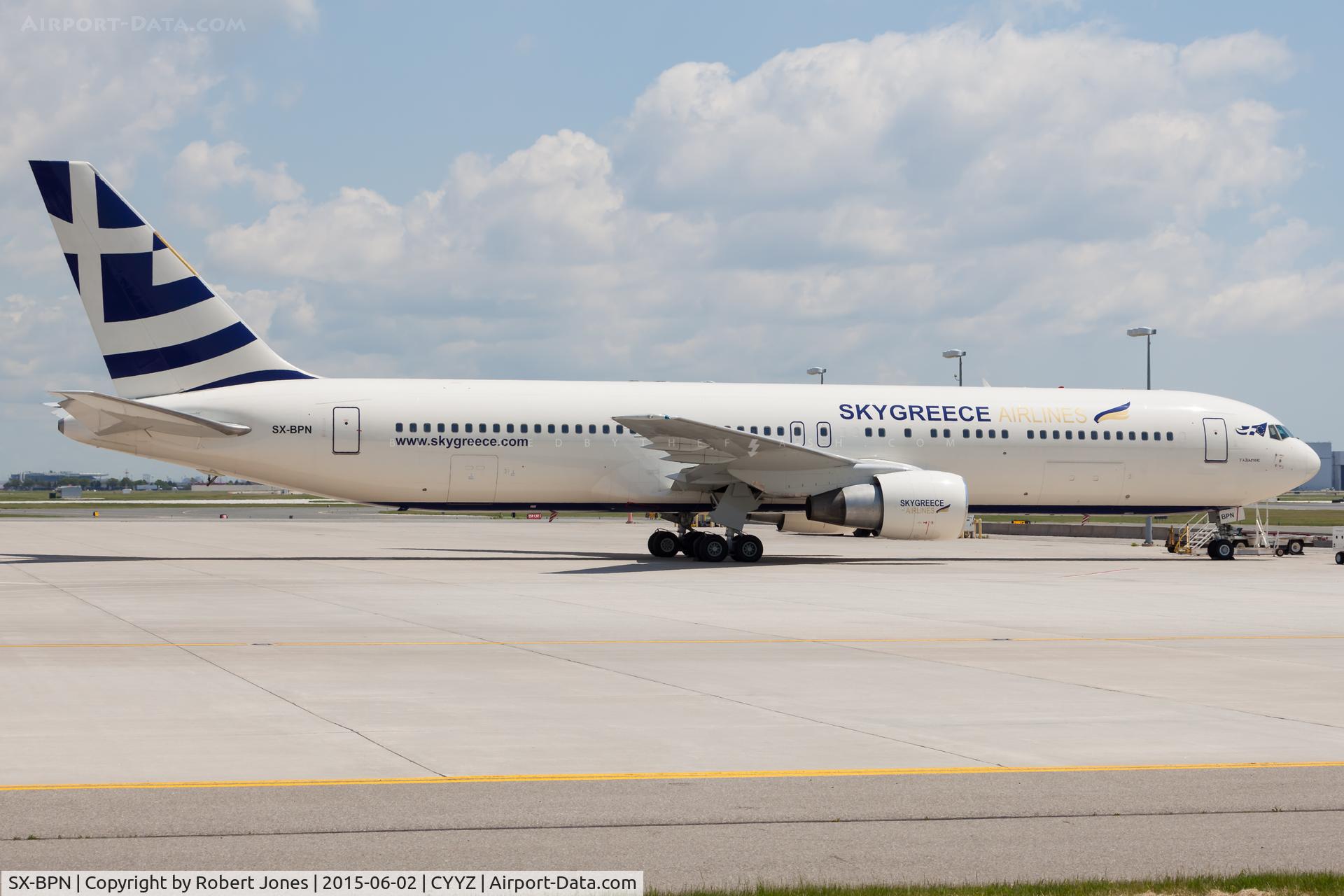 SX-BPN, 1992 Boeing 767-31A/ER C/N 26470, Parked in Toronto.