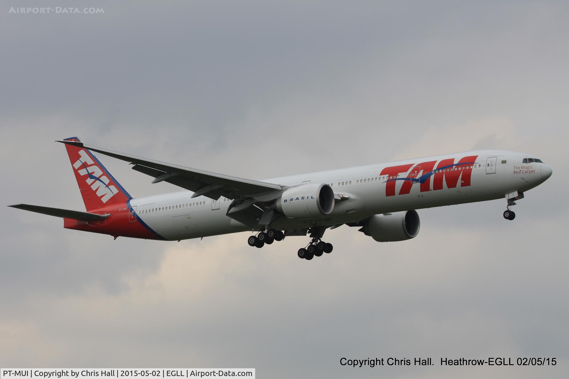 PT-MUI, 2013 Boeing 777-32W/ER C/N 40589, TAM Linhas Aéreas