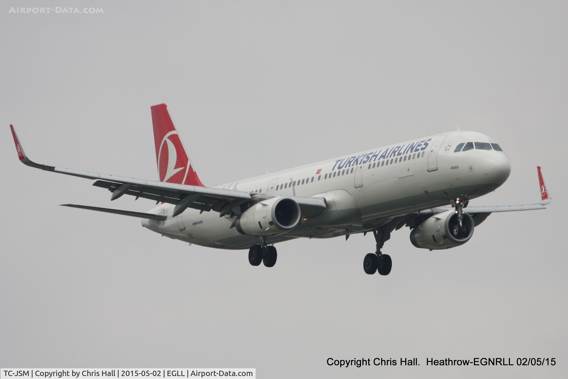 TC-JSM, 2013 Airbus A321-231 C/N 5689, Turkish Airlines