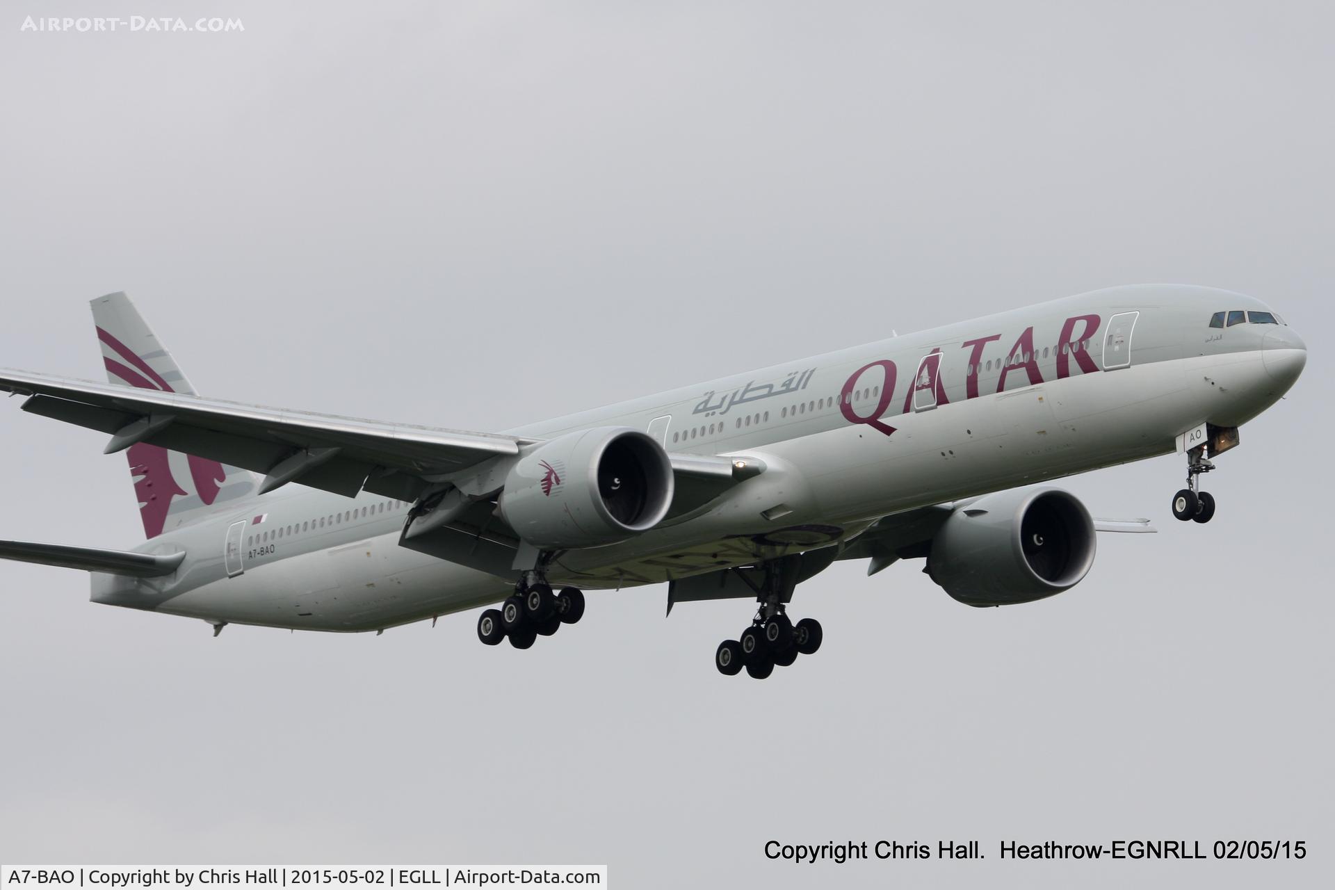 A7-BAO, 2008 Boeing 777-3DZ/ER C/N 36011, Qatar