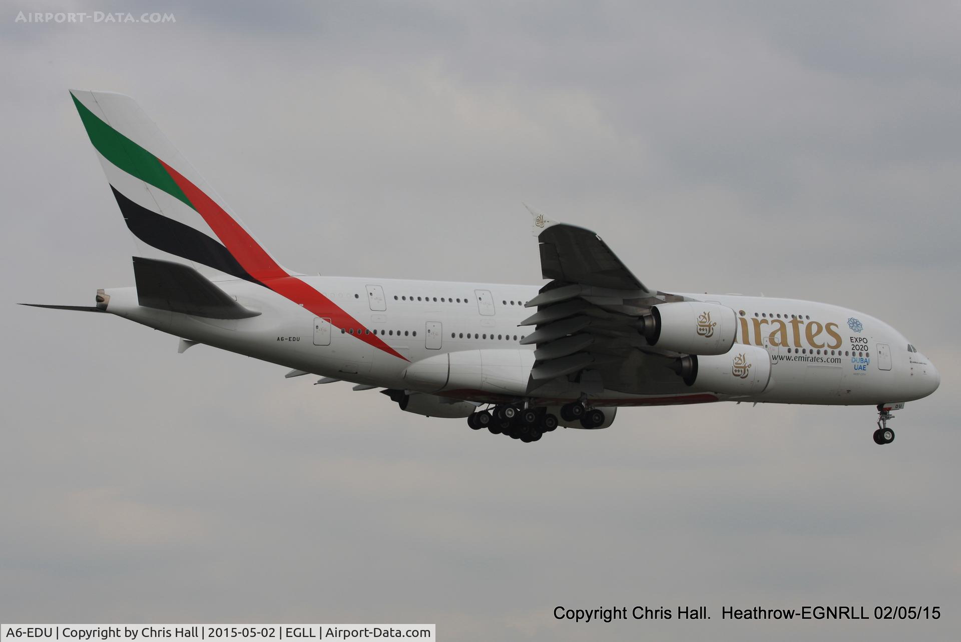 A6-EDU, 2011 Airbus A380-861 C/N 098, Emirates
