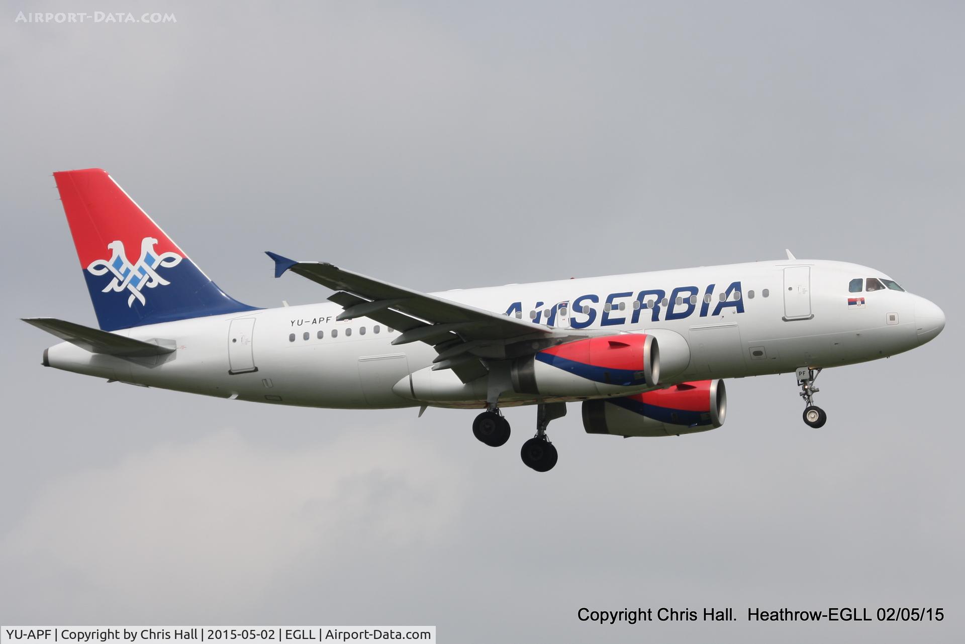 YU-APF, 2007 Airbus A319-132 C/N 3317, Air Serbia
