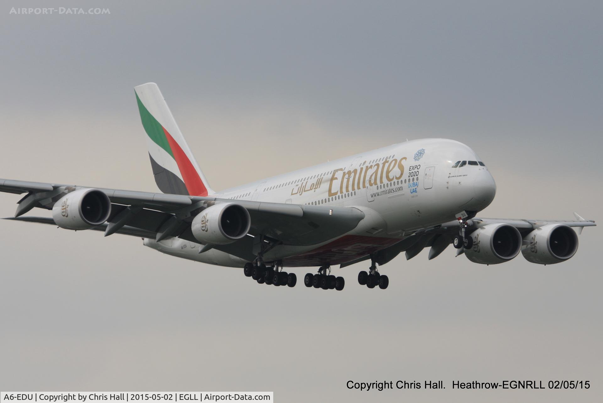 A6-EDU, 2011 Airbus A380-861 C/N 098, Emirates