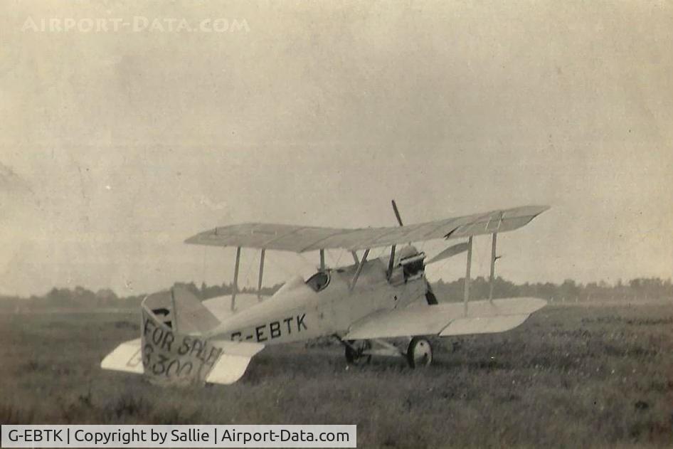G-EBTK, Royal Aircraft Factory SE-5A C/N Not found G-EBTK, My grandfather's photo