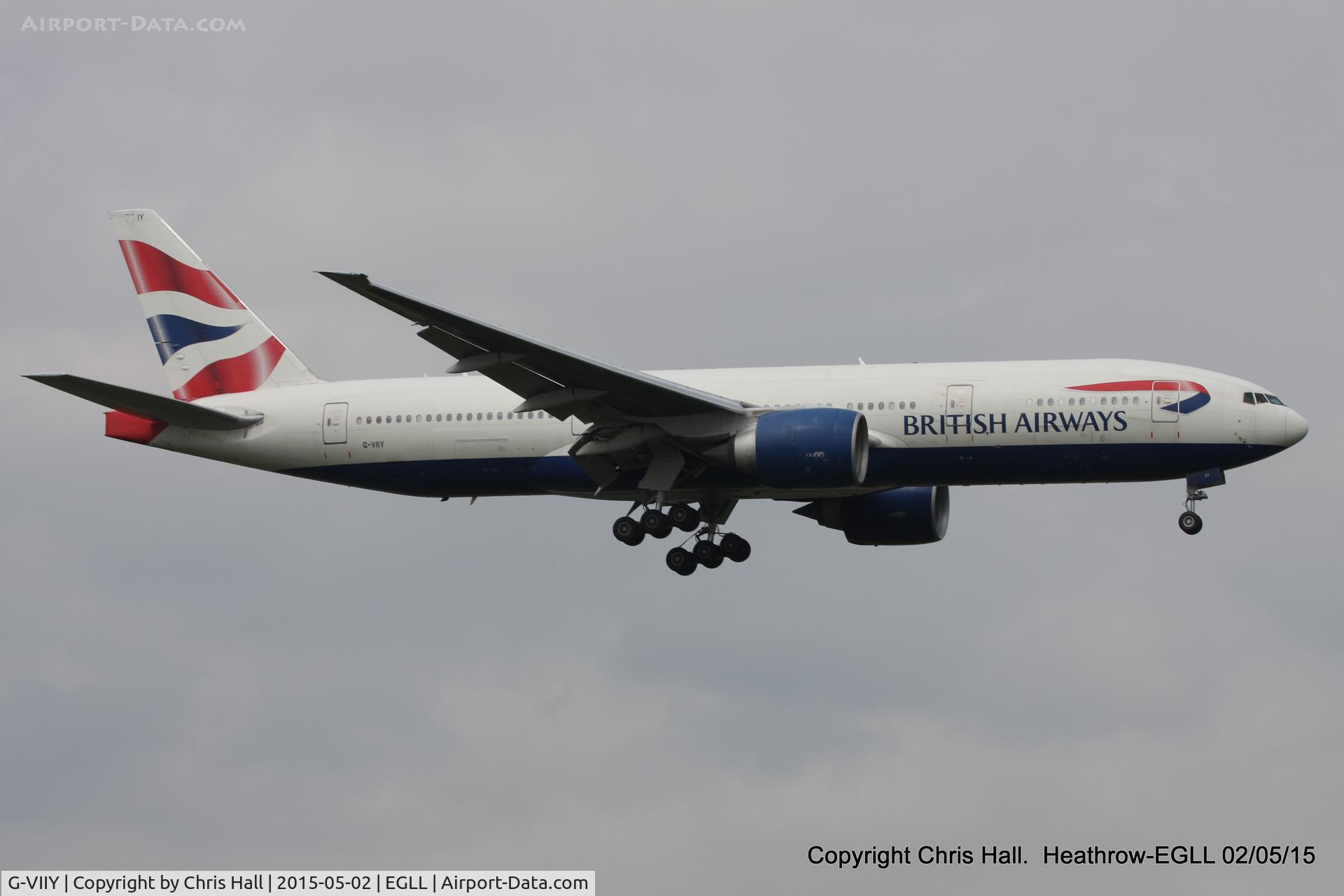 G-VIIY, 1999 Boeing 777-236 C/N 29967, British Airways