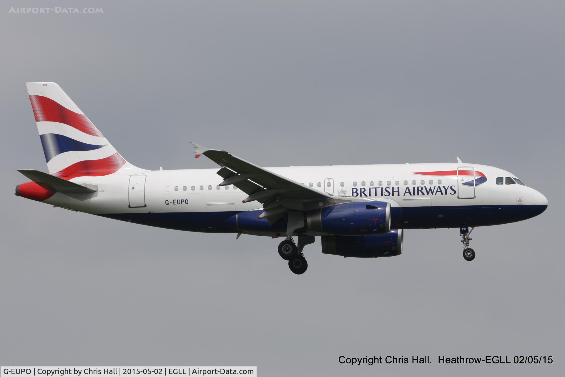G-EUPO, 2000 Airbus A319-131 C/N 1279, British Airways