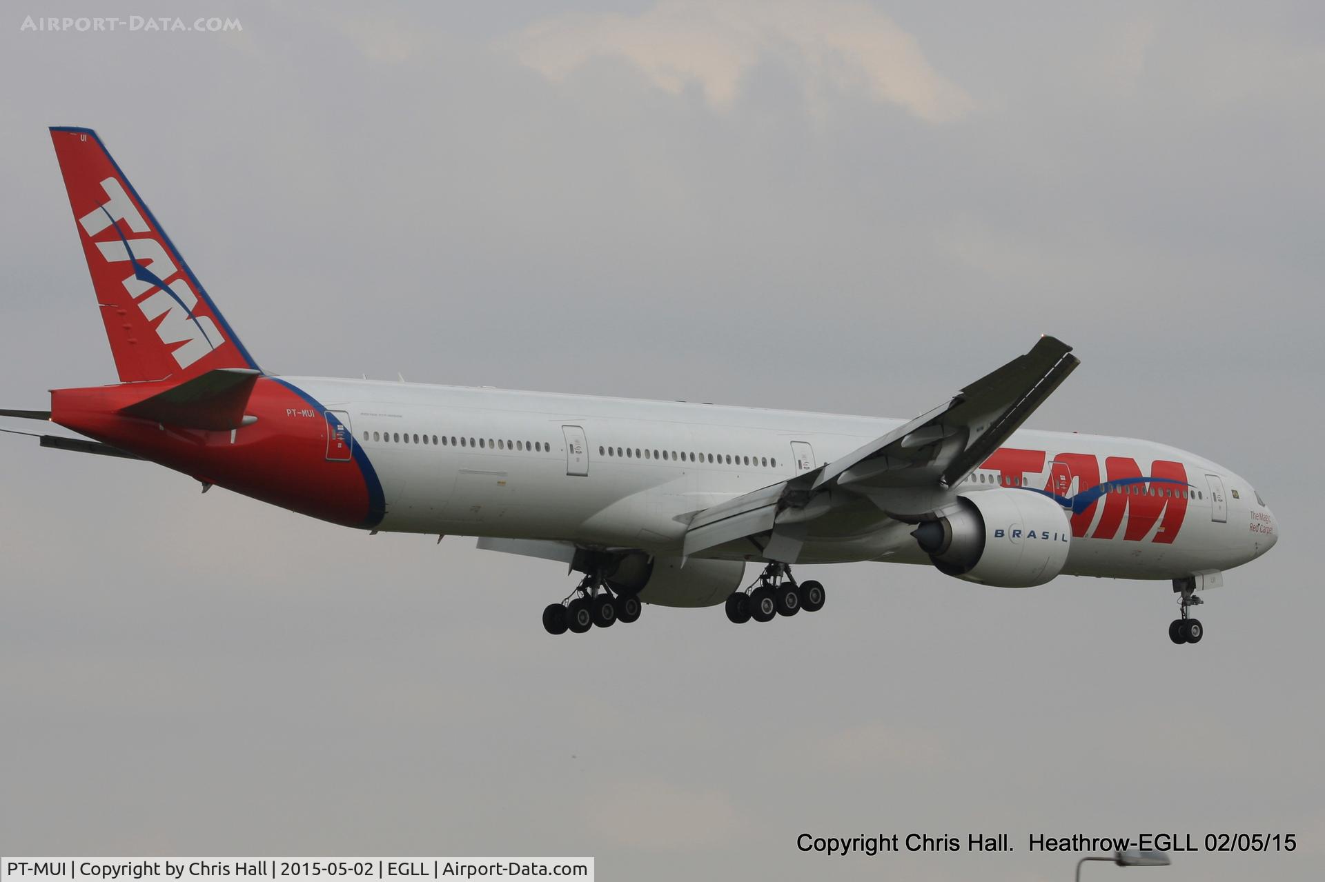 PT-MUI, 2013 Boeing 777-32W/ER C/N 40589, TAM Linhas Aéreas