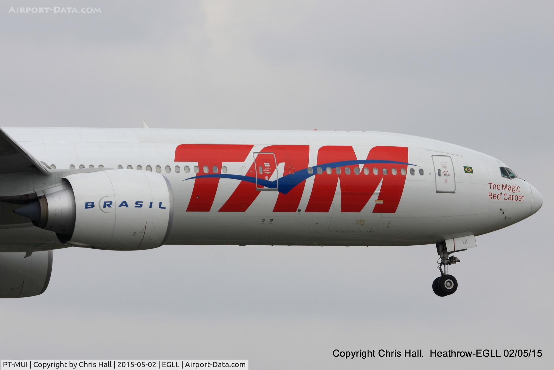 PT-MUI, 2013 Boeing 777-32W/ER C/N 40589, TAM Linhas Aéreas