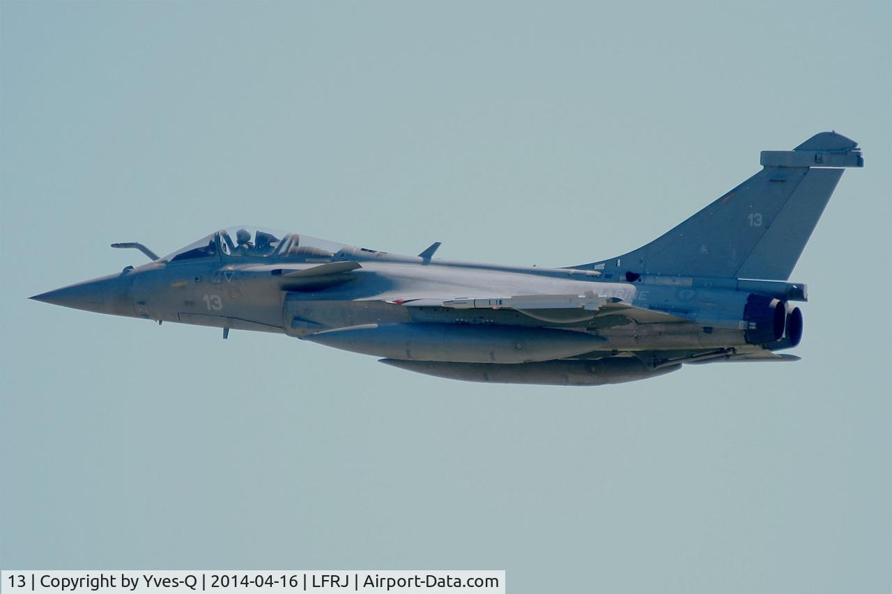 13, Dassault Rafale M C/N 13, Dassault Rafale M, Take off rwy 08, Landivisiau Naval Air Base (LFRJ)