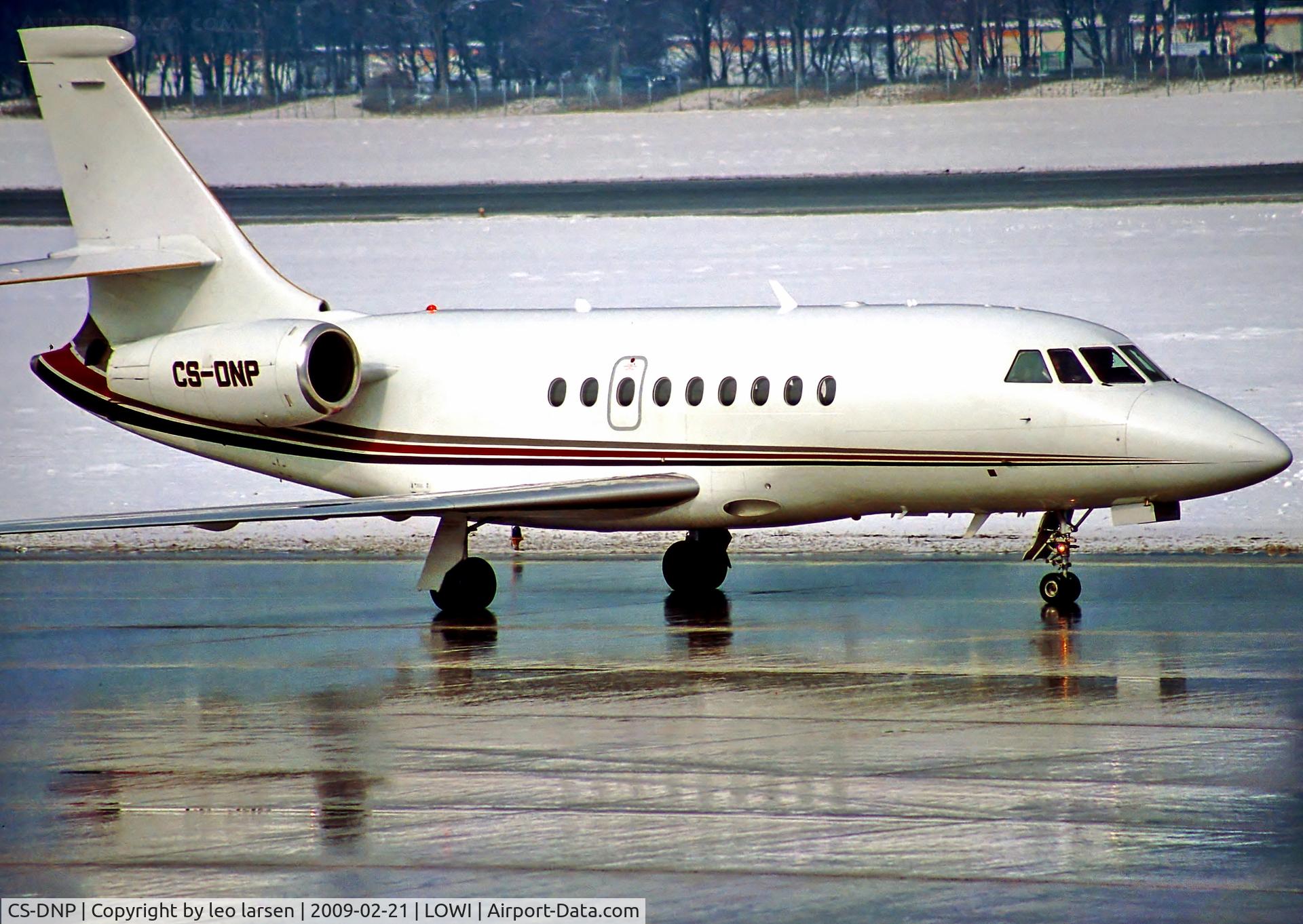 CS-DNP, 2000 Dassault Falcon 2000 C/N 109, Innsbruck 21.2.09