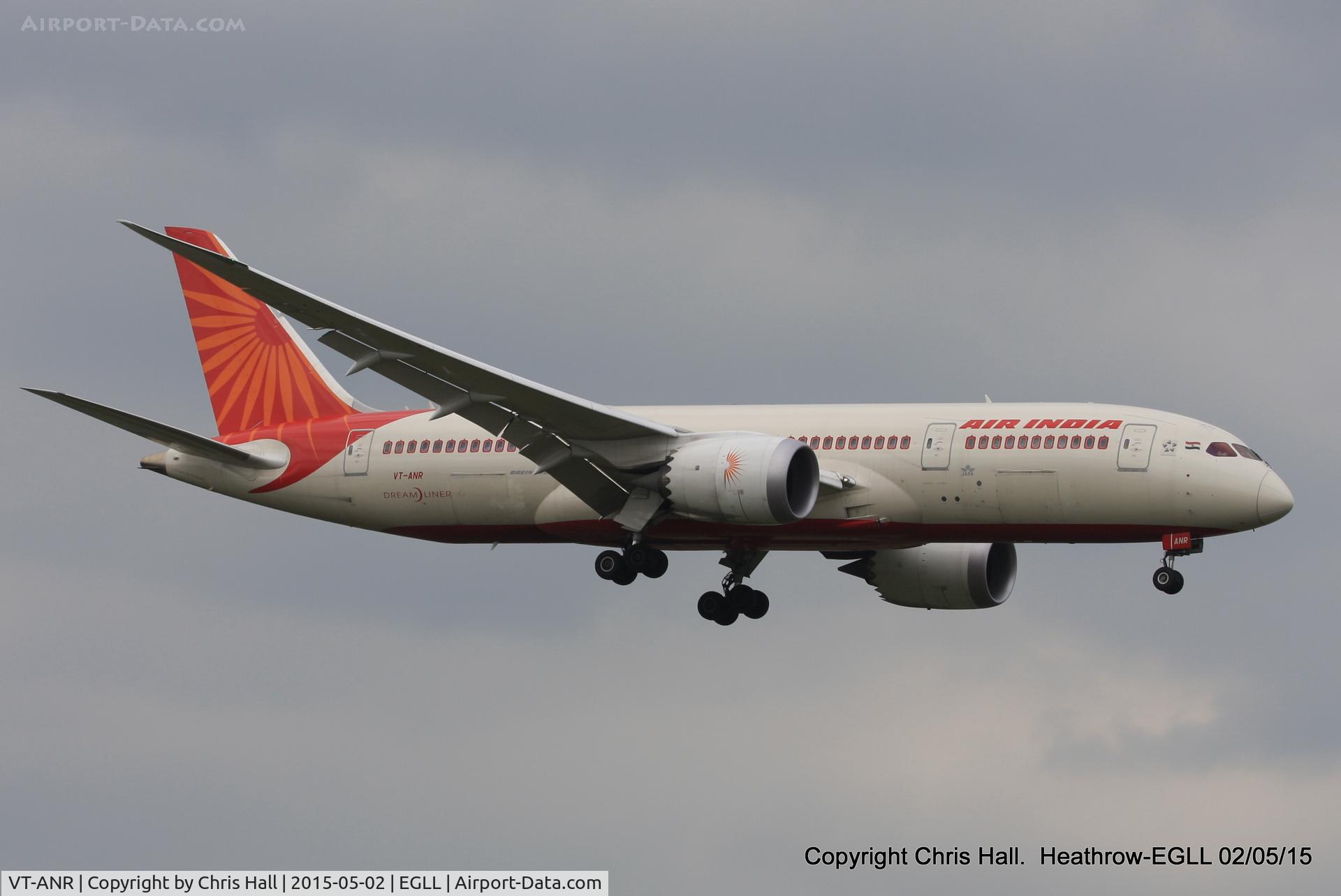 VT-ANR, 2014 Boeing 787-8 Dreamliner C/N 36289, Air India