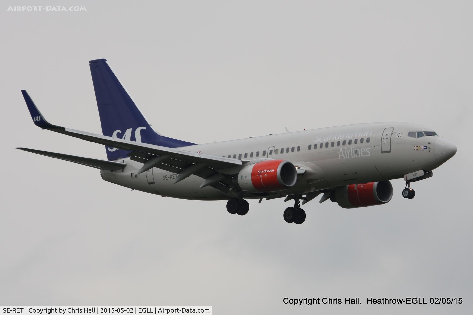 SE-RET, 2002 Boeing 737-76N C/N 32734, SAS Scandinavian Airlines