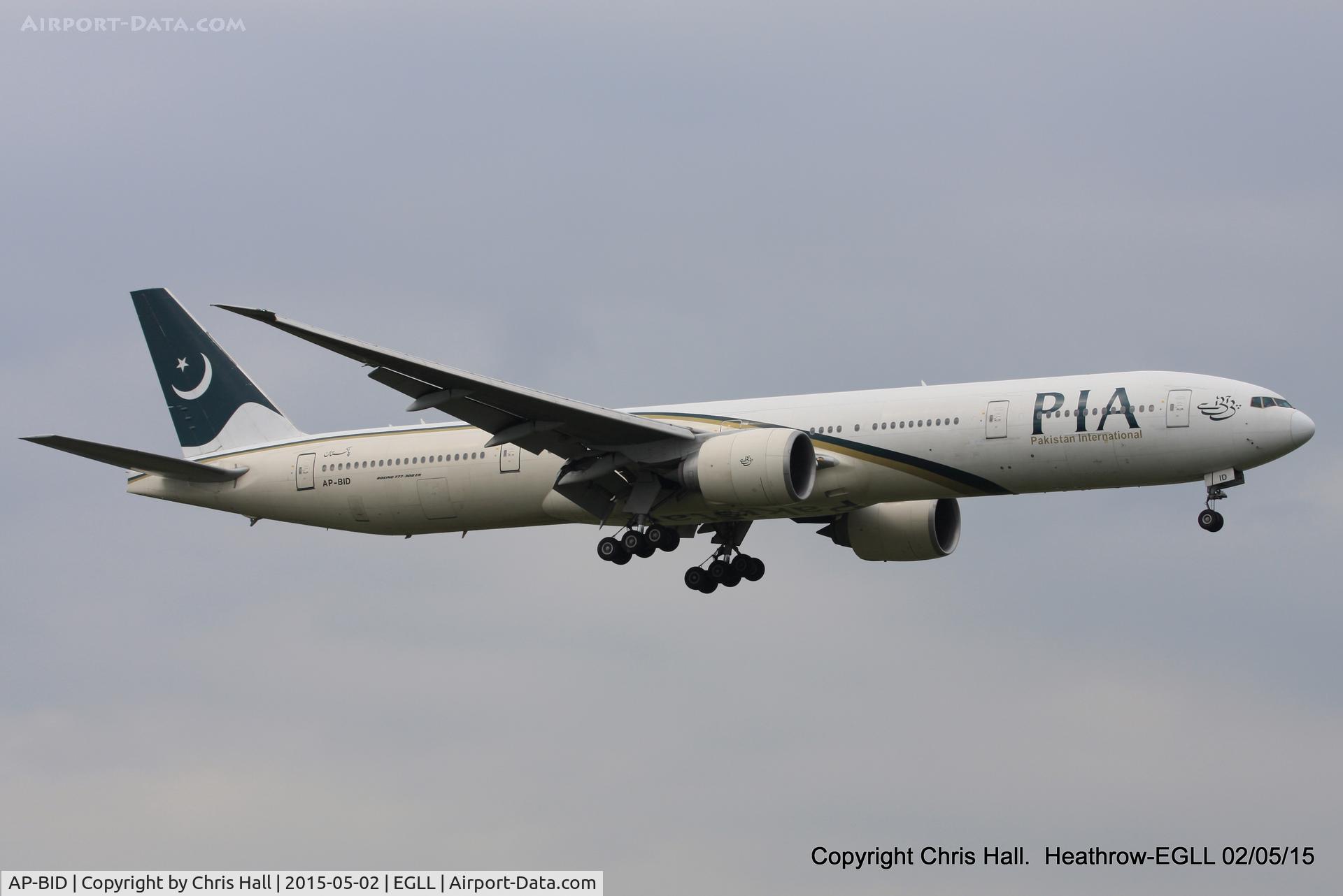 AP-BID, 2008 Boeing 777-340/ER C/N 33780, PIA Pakistan International Airlines