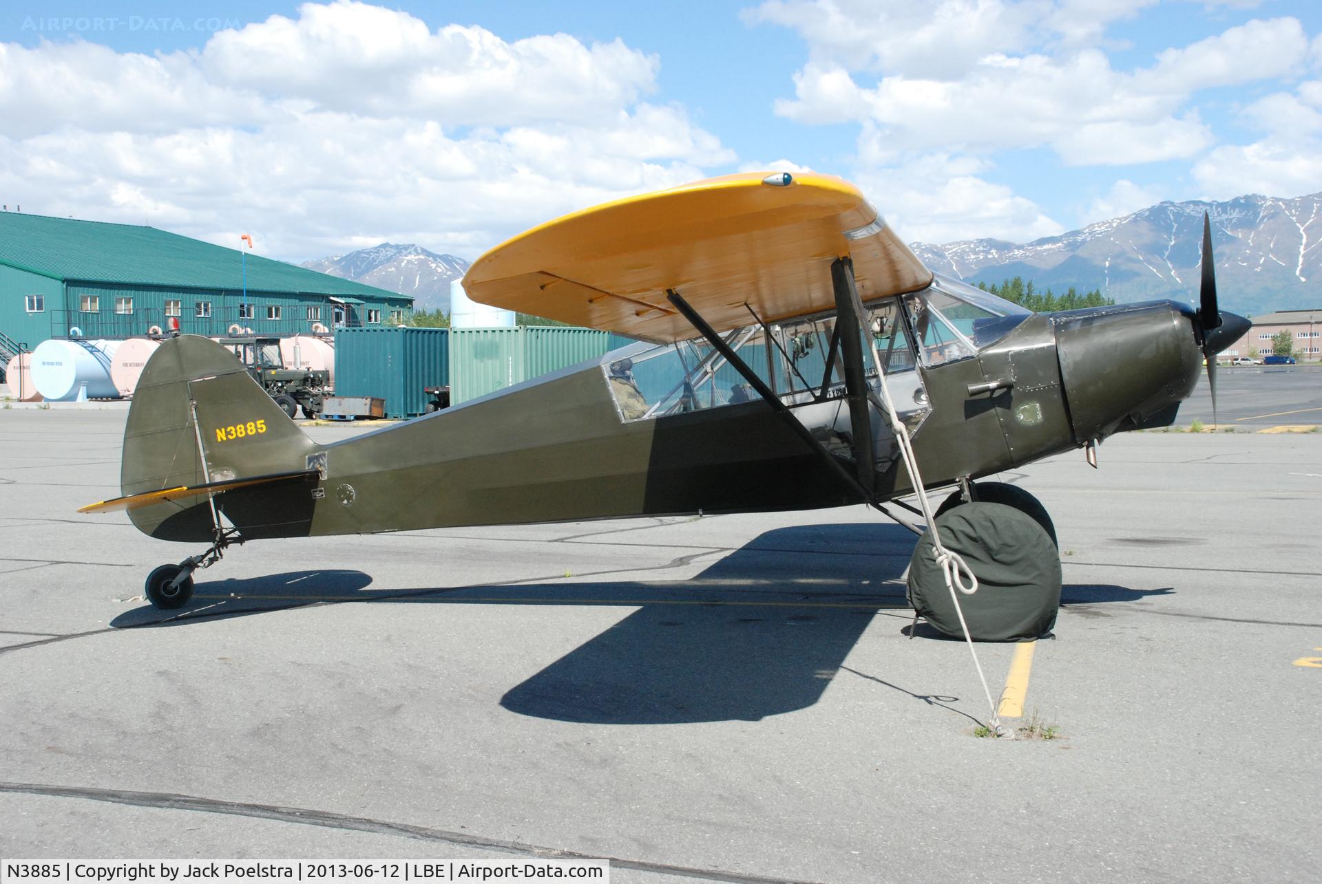 N3885, 1999 Nolen Jeffery M N5 C/N 001, Nolen Jeffrey at ramp of Palmer airport AK
