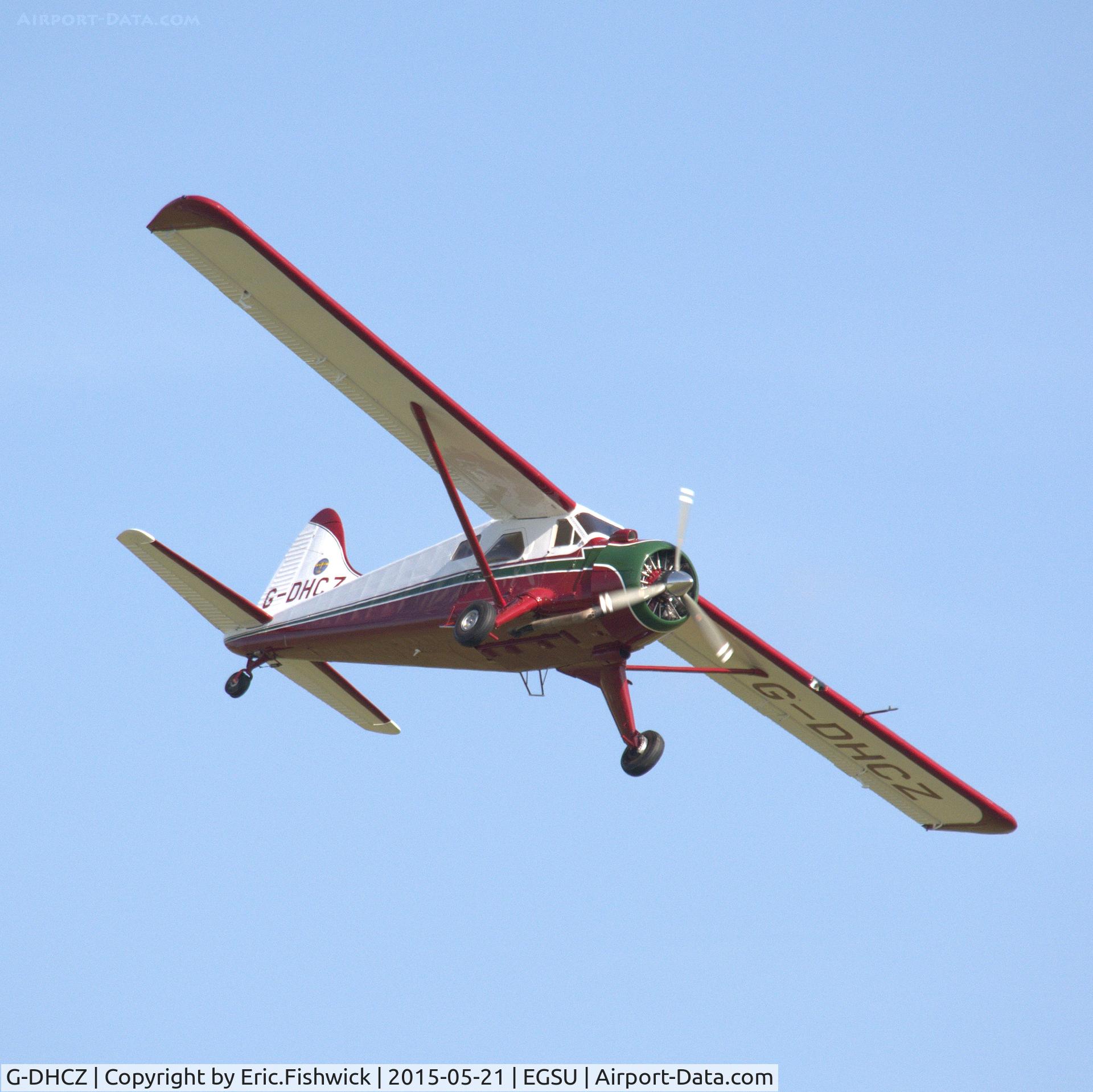 G-DHCZ, 1960 De Havilland Canada DHC-2 Beaver AL.1 C/N 1442, 44. G-DHCZ preparing for The IWM VE Day Anniversary Air Show, May 2015.