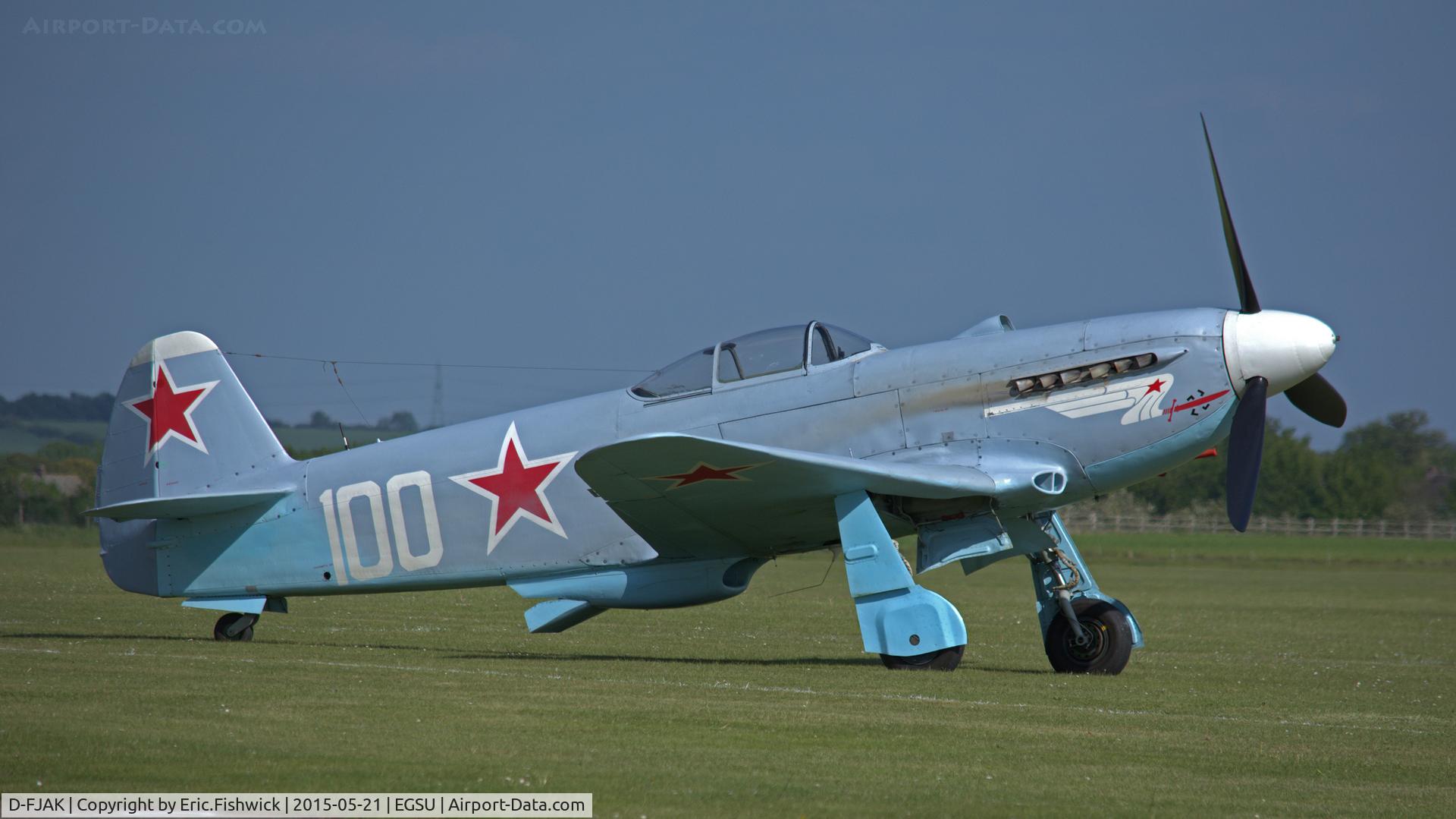 D-FJAK, 1996 Yakovlev Yak-3UA C/N 0470107, 2. G-CGXG ('White-100') at The Imperial War Museum, Duxford.