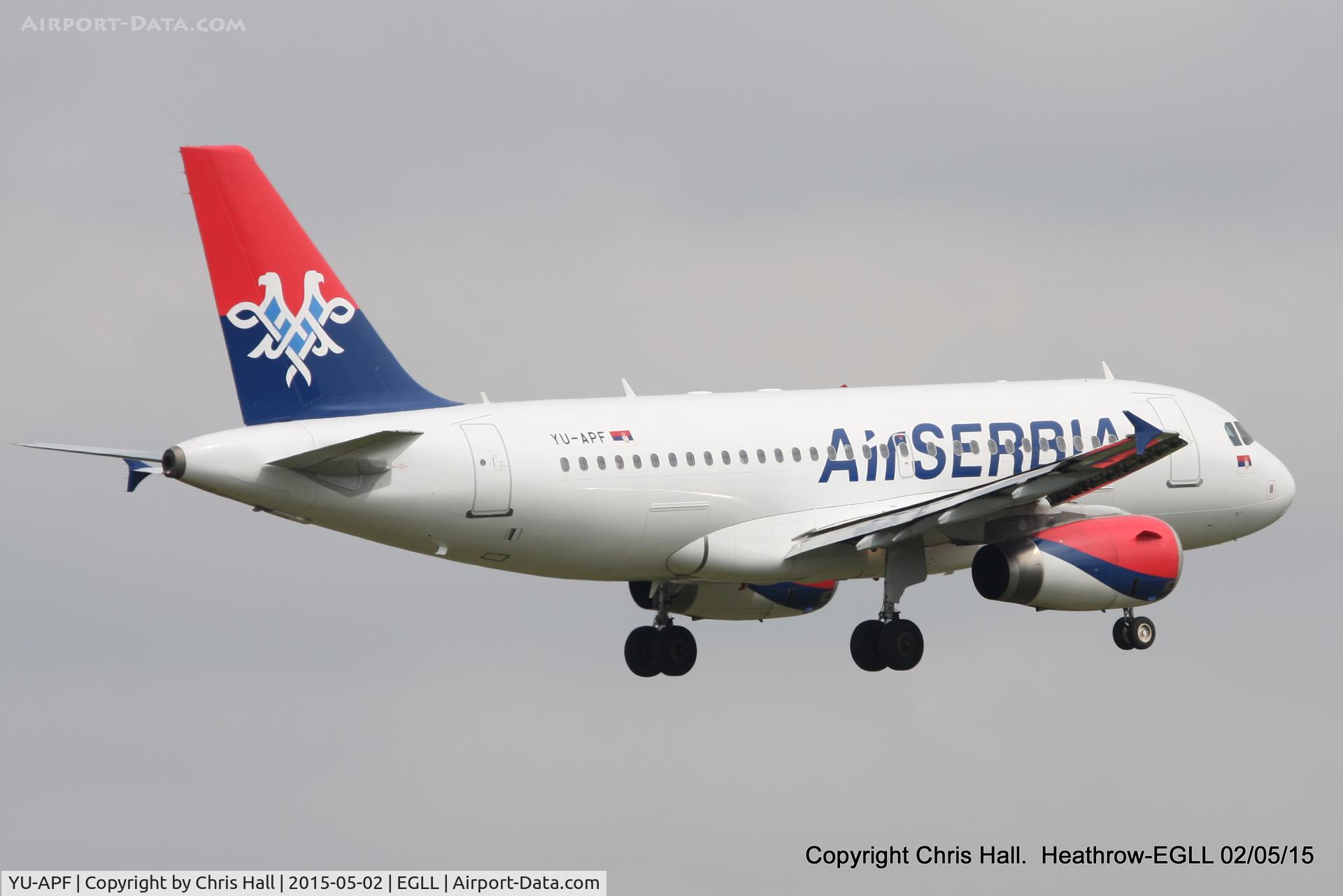 YU-APF, 2007 Airbus A319-132 C/N 3317, Air Serbia