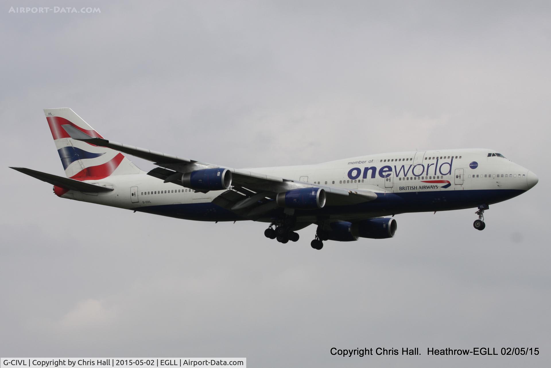 G-CIVL, 1997 Boeing 747-436 C/N 27478, British Airways