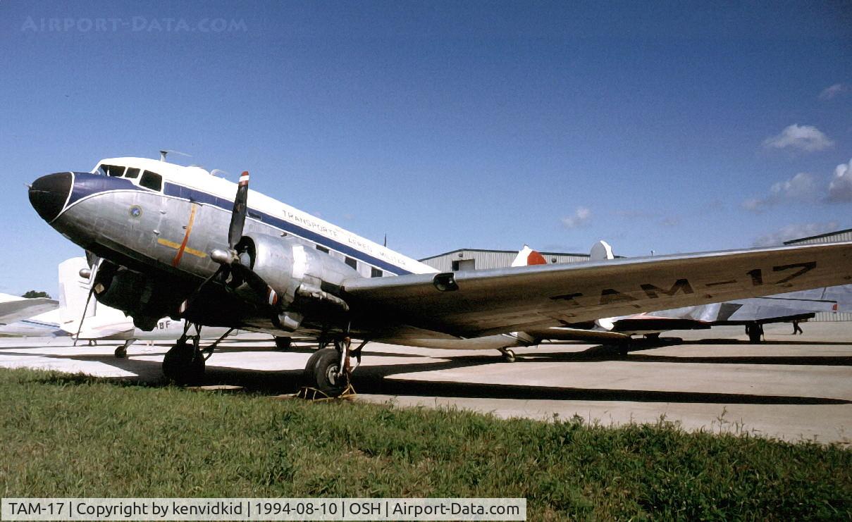 TAM-17, Douglas DC-3 C/N 0000, Scanned from slide.
