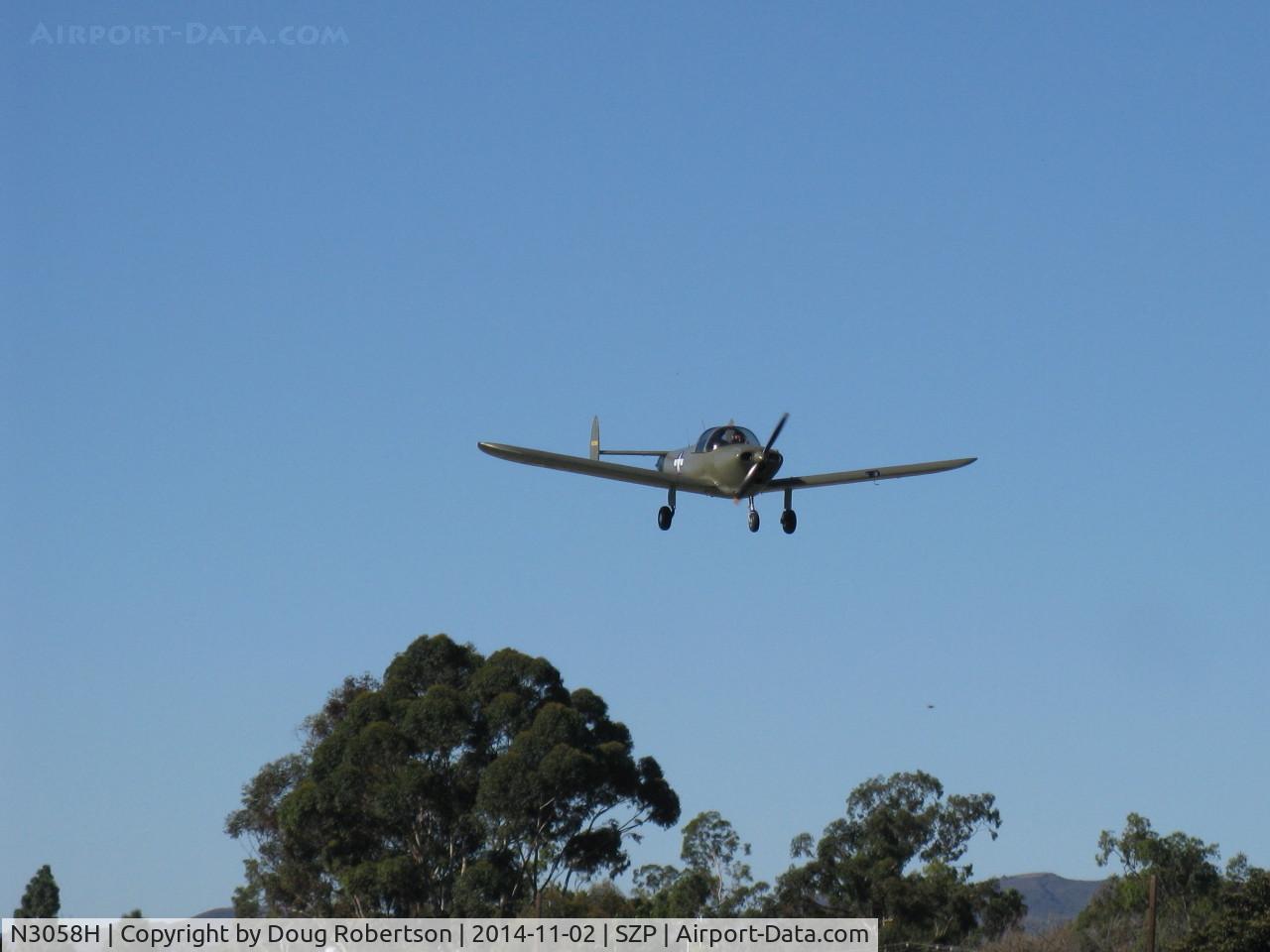 N3058H, 1946 Erco 415C Ercoupe C/N 3683, 1946 ERCO Ercoupe 415-C, Continental C-85 85 Hp, landing Rwy 04