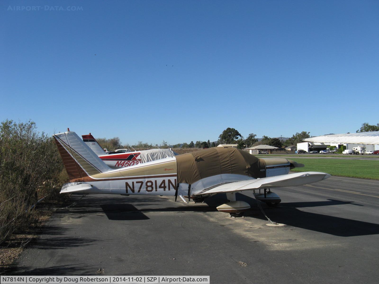 N7814N, 1969 Piper PA-28-180 Cherokee D C/N 28-5265, 1969 Piper PA-28-180 CHEROKEE D, Lycoming O&VO-360 180 Hp