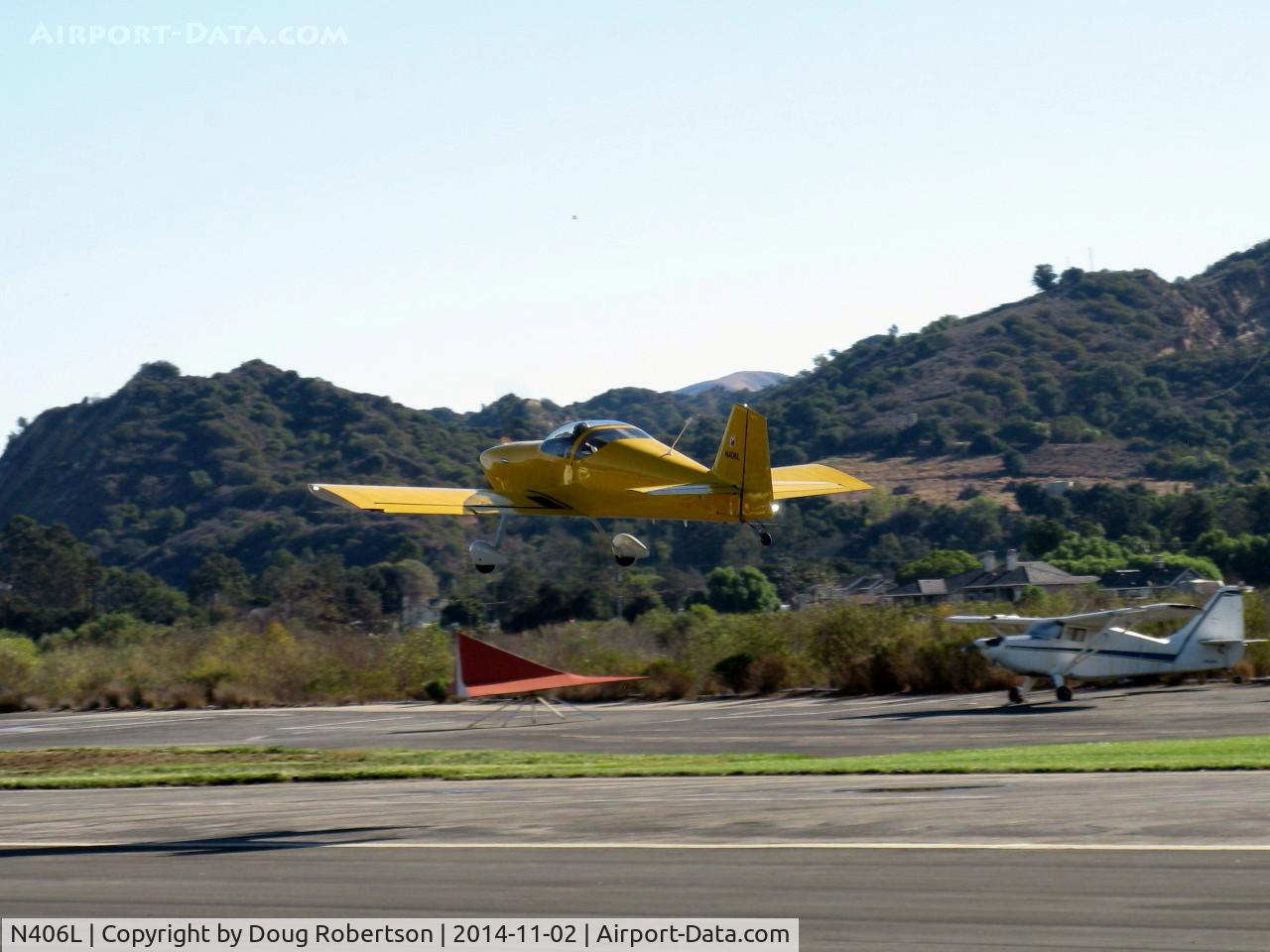 N406L, 2008 Vans RV-6 C/N 936, Provo PROVO 6, Lycoming O-320 160 Hp, takeoff climb Rwy 04