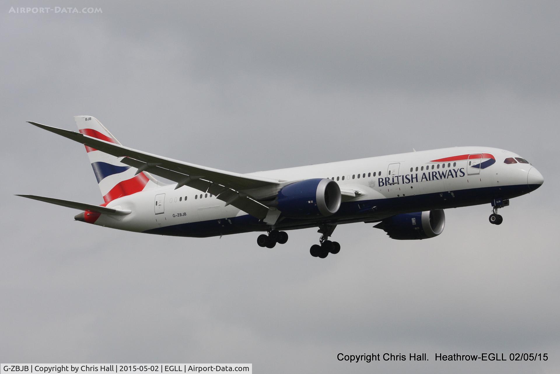 G-ZBJB, 2013 Boeing 787-8 Dreamliner C/N 38610, British Airways