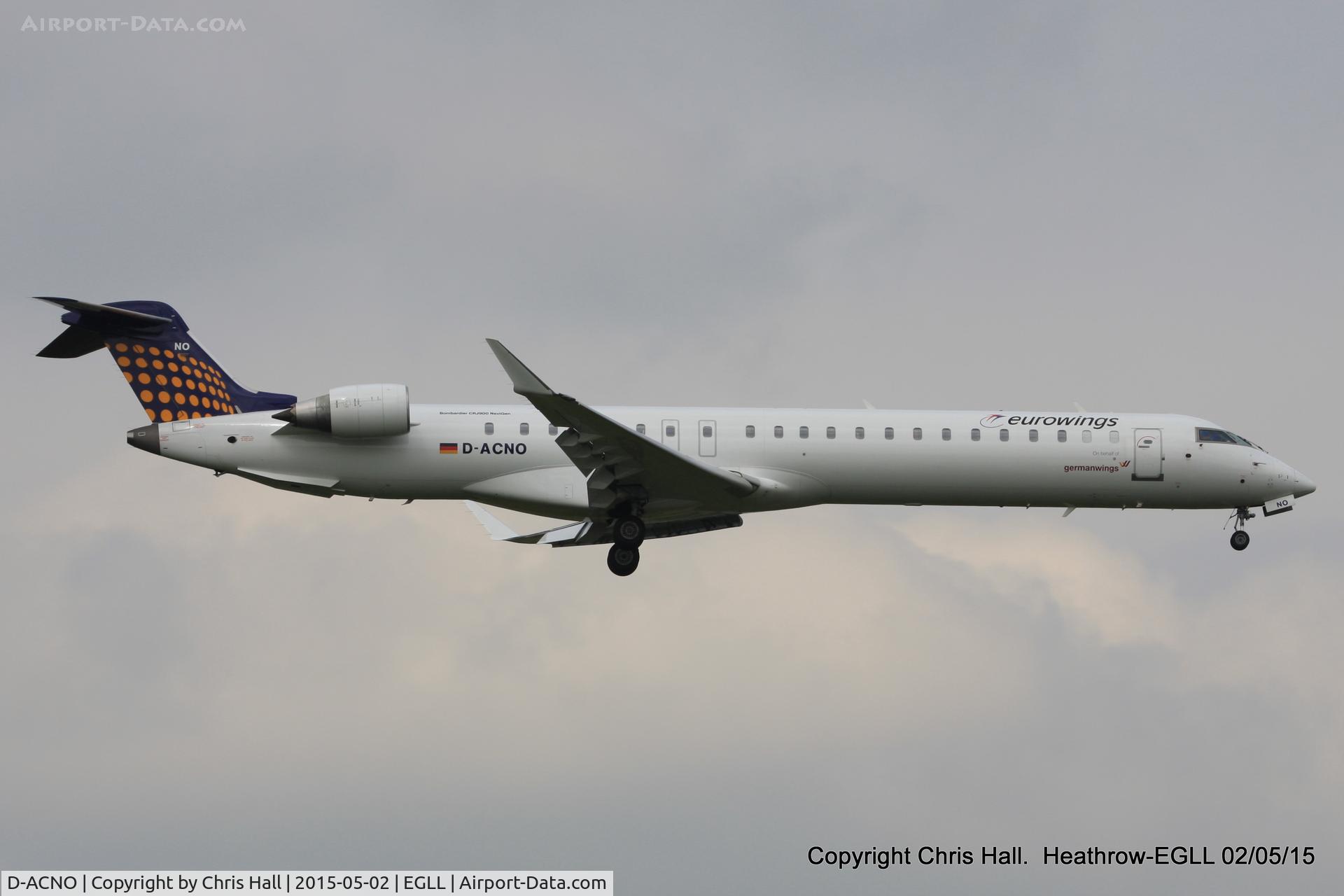 D-ACNO, 2010 Bombardier CRJ-900 NG (CL-600-2D24) C/N 15255, Eurowings