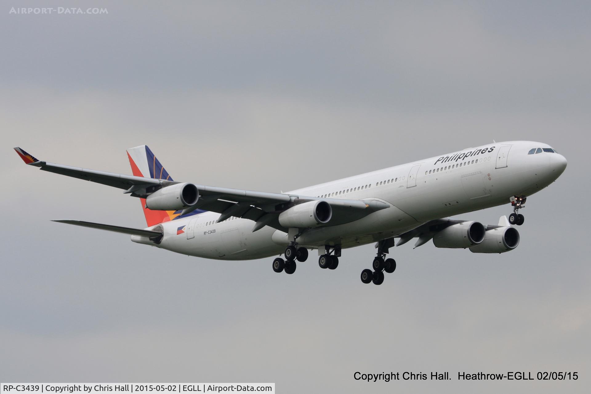 RP-C3439, 2002 Airbus A340-313 C/N 459, Philippine Airlines