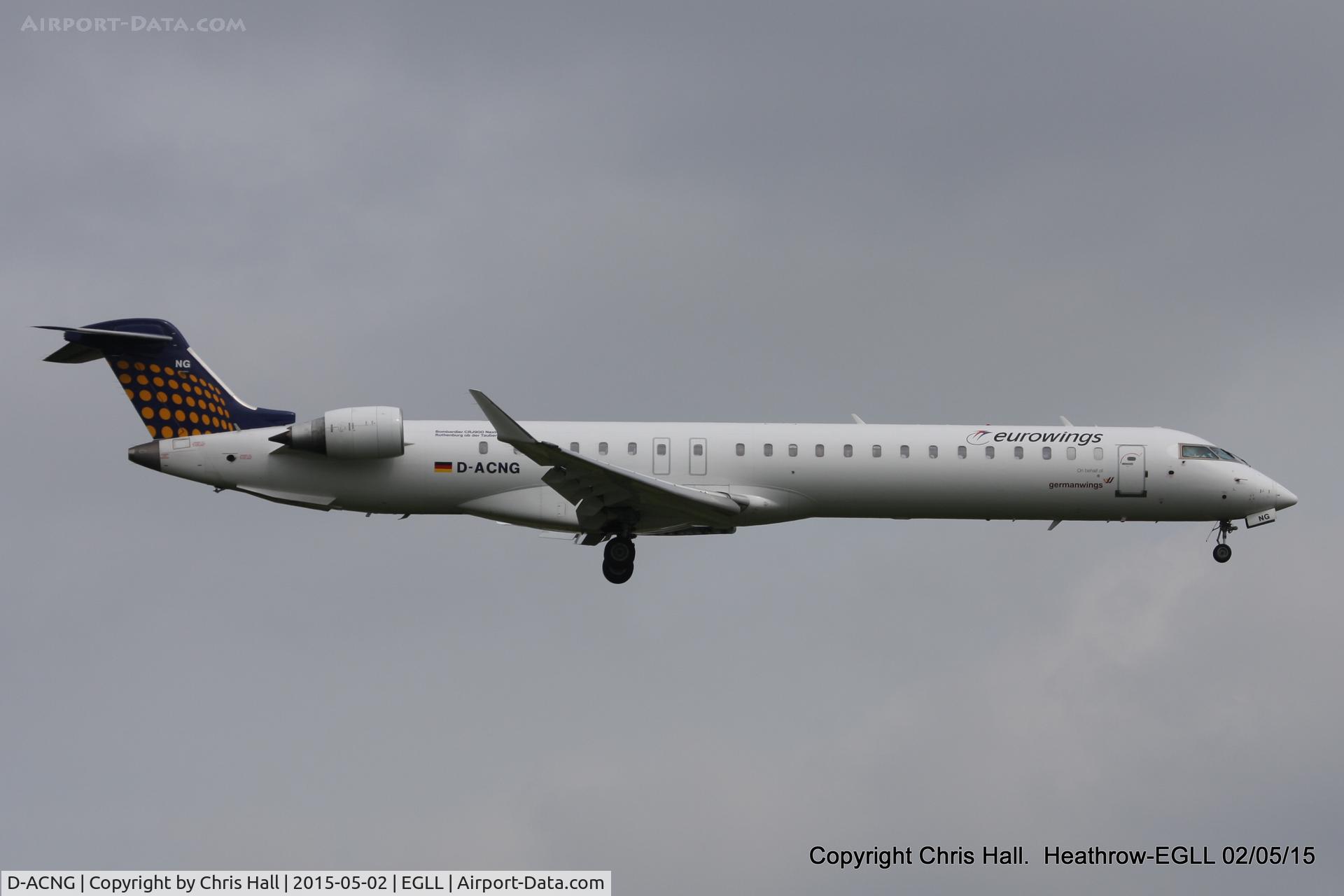 D-ACNG, 2009 Bombardier CRJ-900LR (CL-600-2D24) C/N 15245, Eurowings