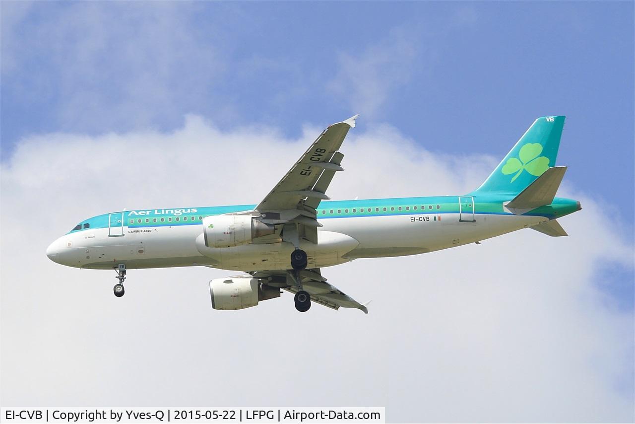 EI-CVB, 2000 Airbus A320-214 C/N 1394, Airbus A320-214, Short approach rwy 27R, Roissy Charles De Gaulle Airport (LFPG-CDG)