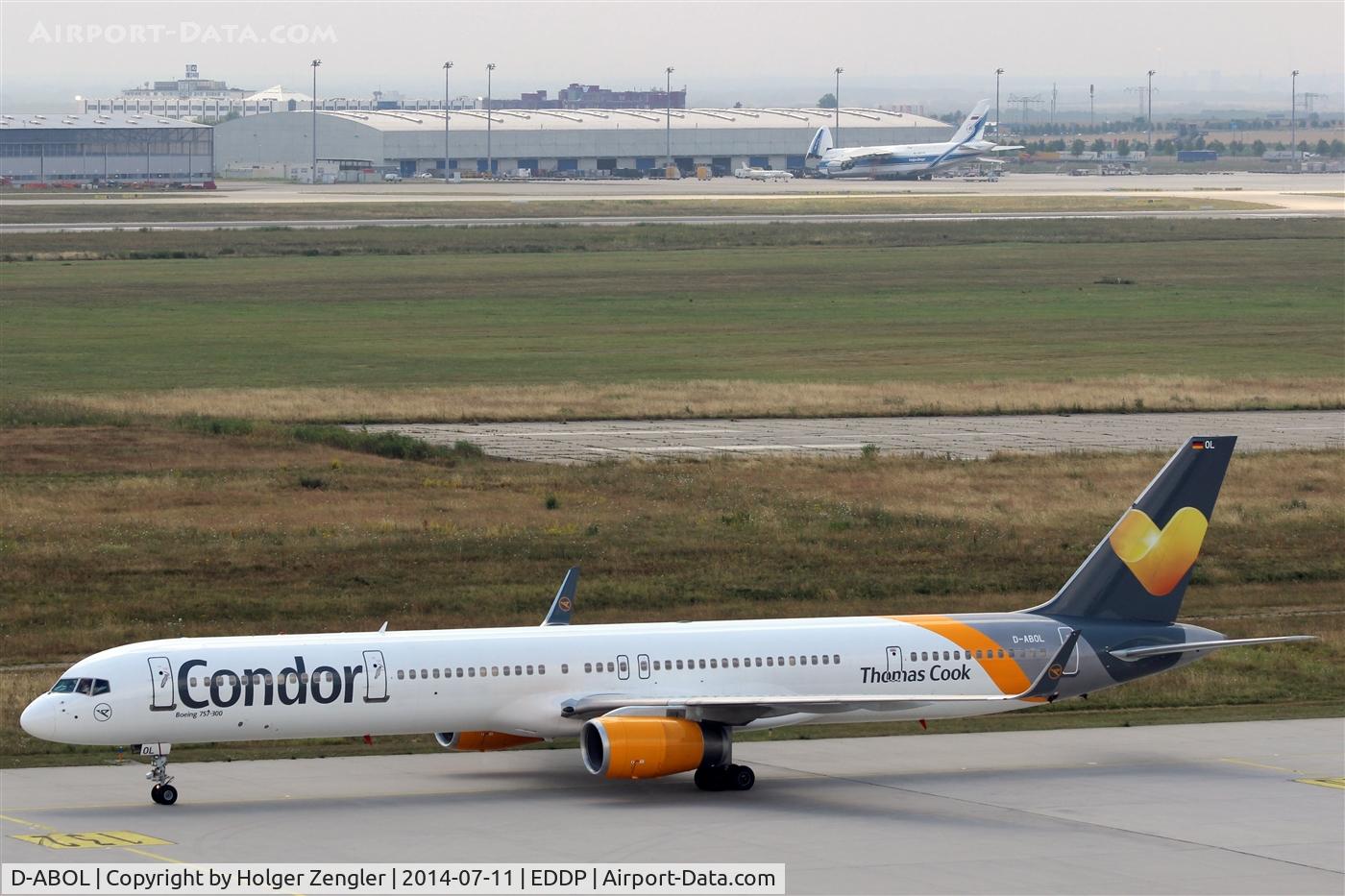 D-ABOL, 2000 Boeing 757-330 C/N 29021, Face east for departure on rwy 26R...