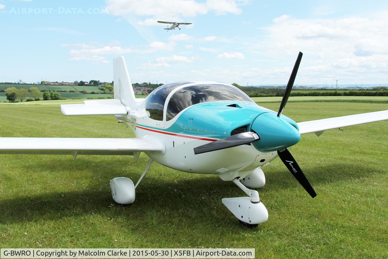 G-BWRO, 1997 Europa Tri-Gear C/N PFA 247-12849, Europa G-BWRO at Fishburn Airfield UK, may 30th 2015