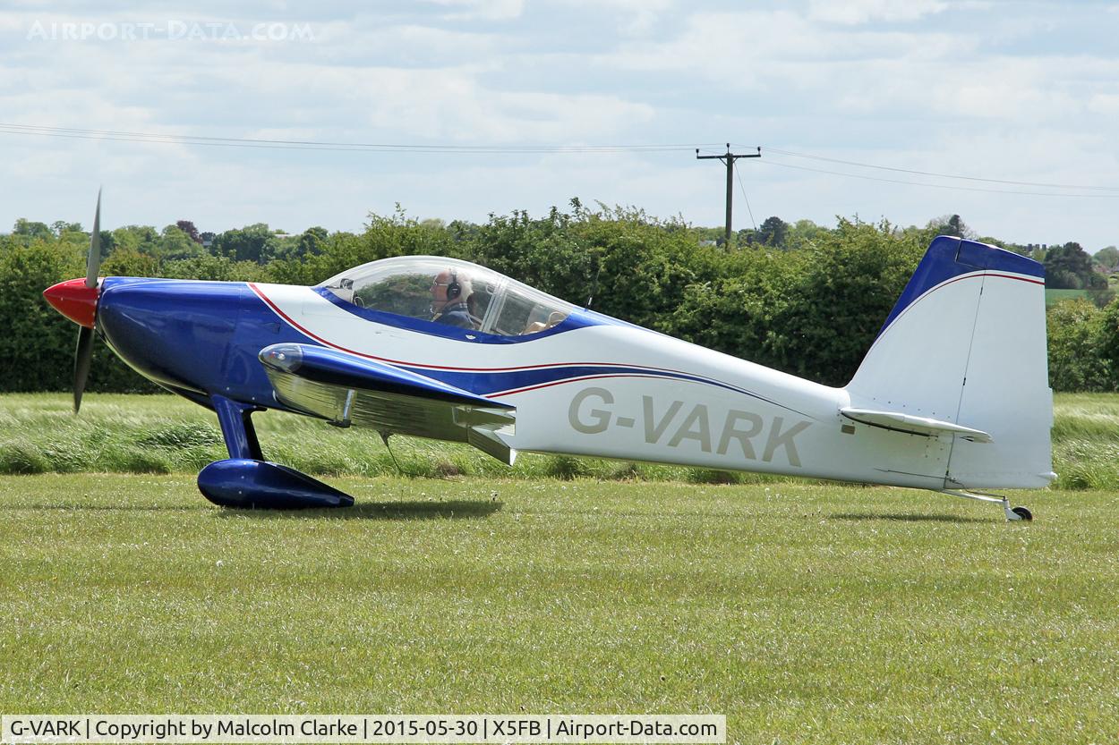 G-VARK, 2010 Vans RV-7 C/N 72469, Vans RV-7 at Fishburn Airfield May 30th 2015.